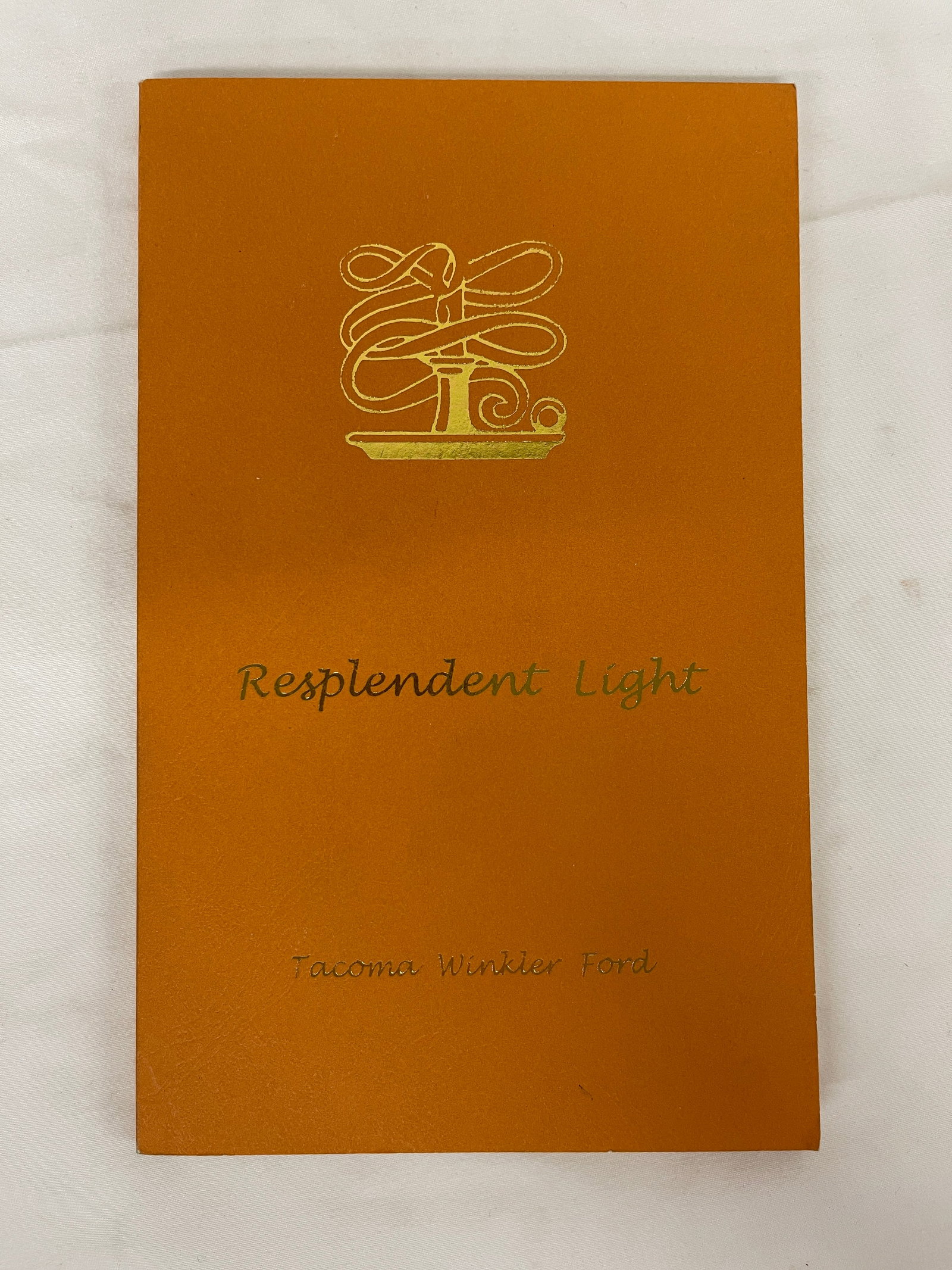 Resplendent Light by Tacoma Winkler Ford, Signed First Edition 2001 (1 of 4)