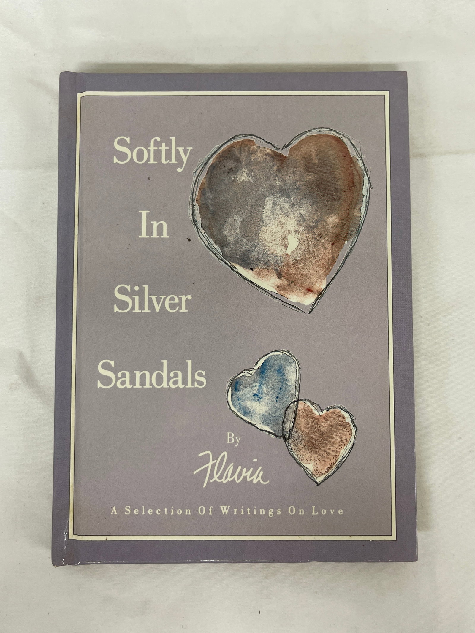 Softly In Silver Sandals Flavia Weedn Signed 1985 Hardcover Book Love Writings (1 of 4)