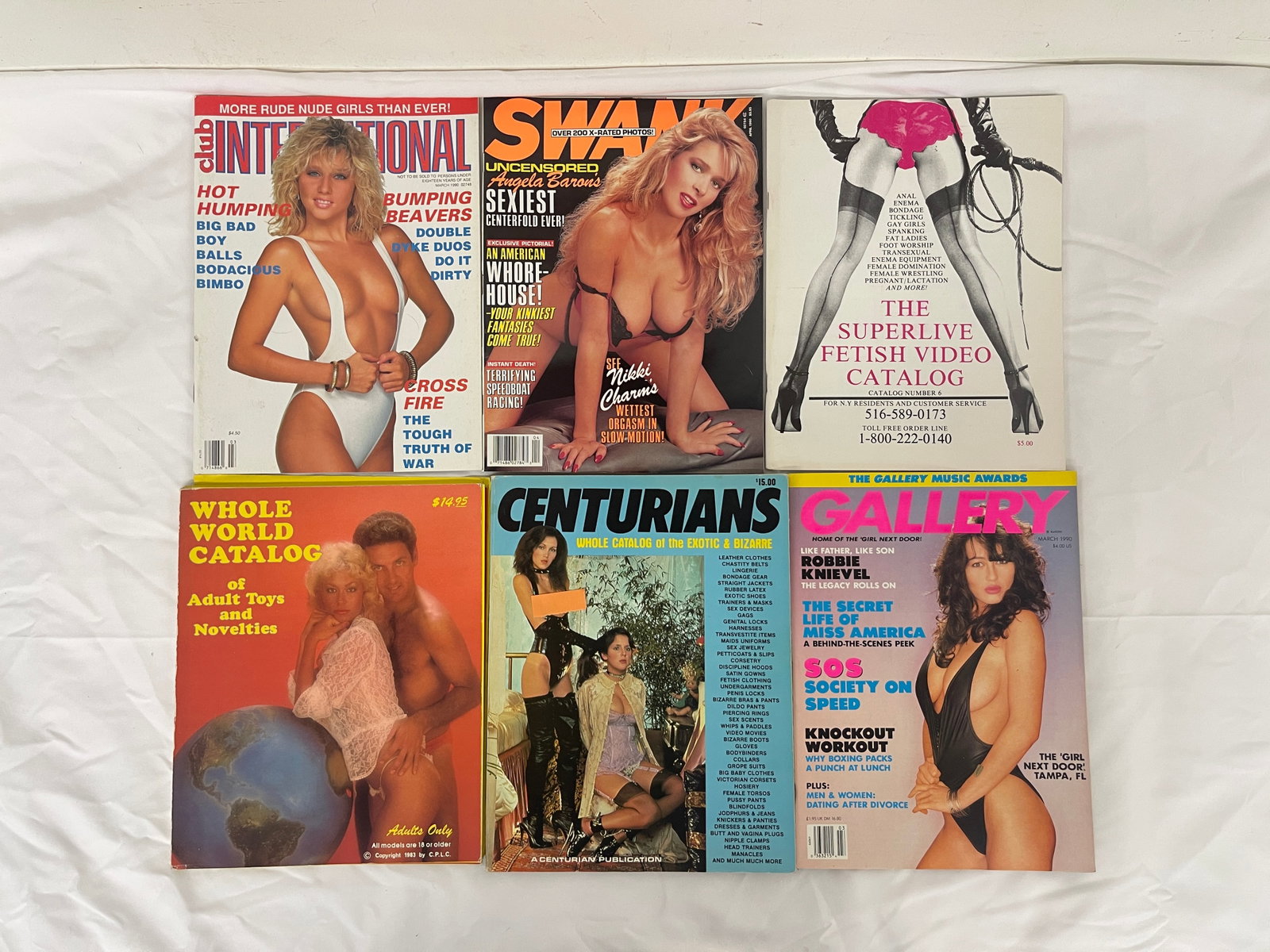 Vintage Adult Magazine Collection Lot (1 of 2)