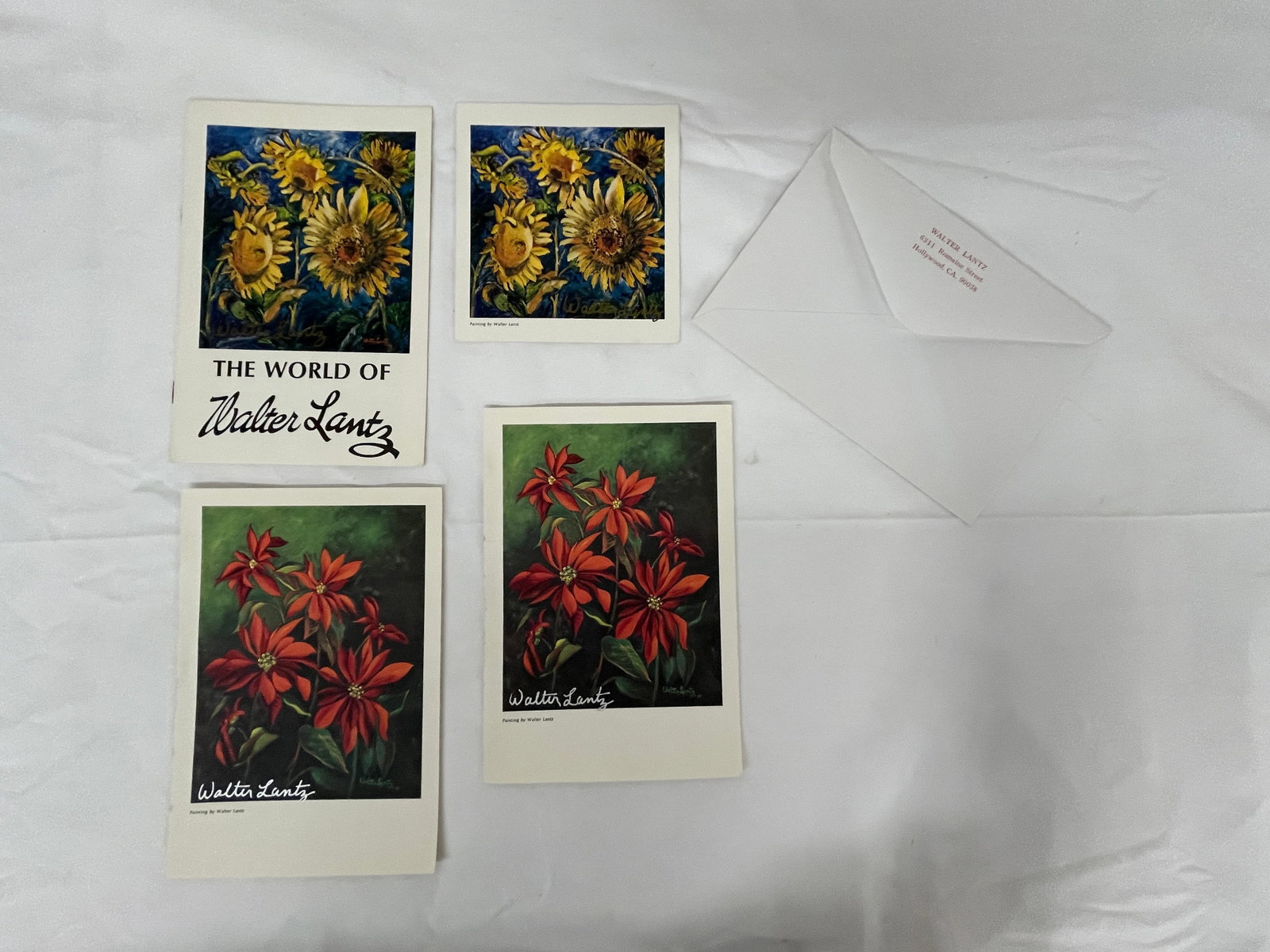 Walter Lantz Fine Art Paintings Greeting Cards Catalog McKenzie Gallery Set (1 of 8)