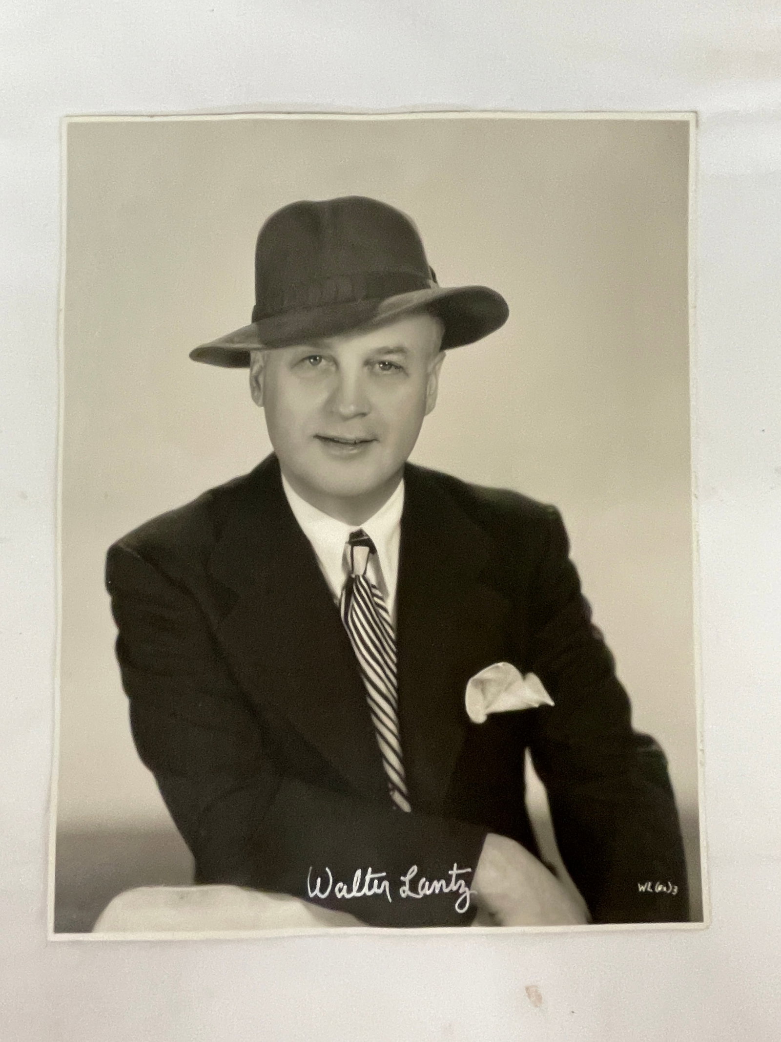 Walter Lantz Signed Vintage Black & White 8x10 Studio Portrait Photograph (1 of 6)