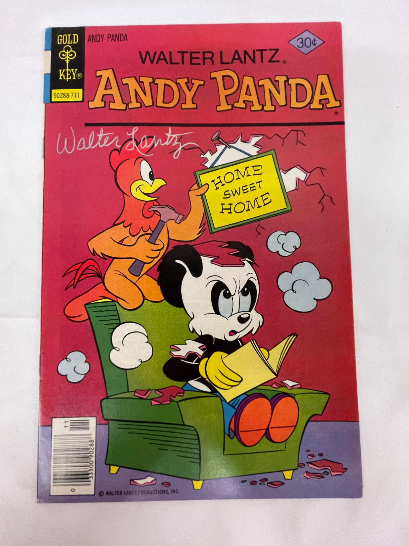 Walter Lantz Andy Panda Gold Key Comic #22 Nov 1977 Signed by Walter Lantz (1 of 4)