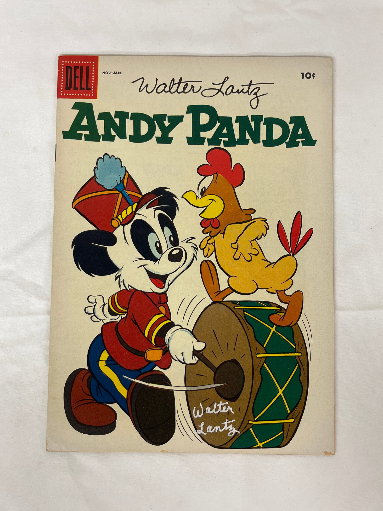 Walter Lantz Andy Panda Dell Comic Book No. 32 Nov-Jan 1956 Signed (1 of 4)