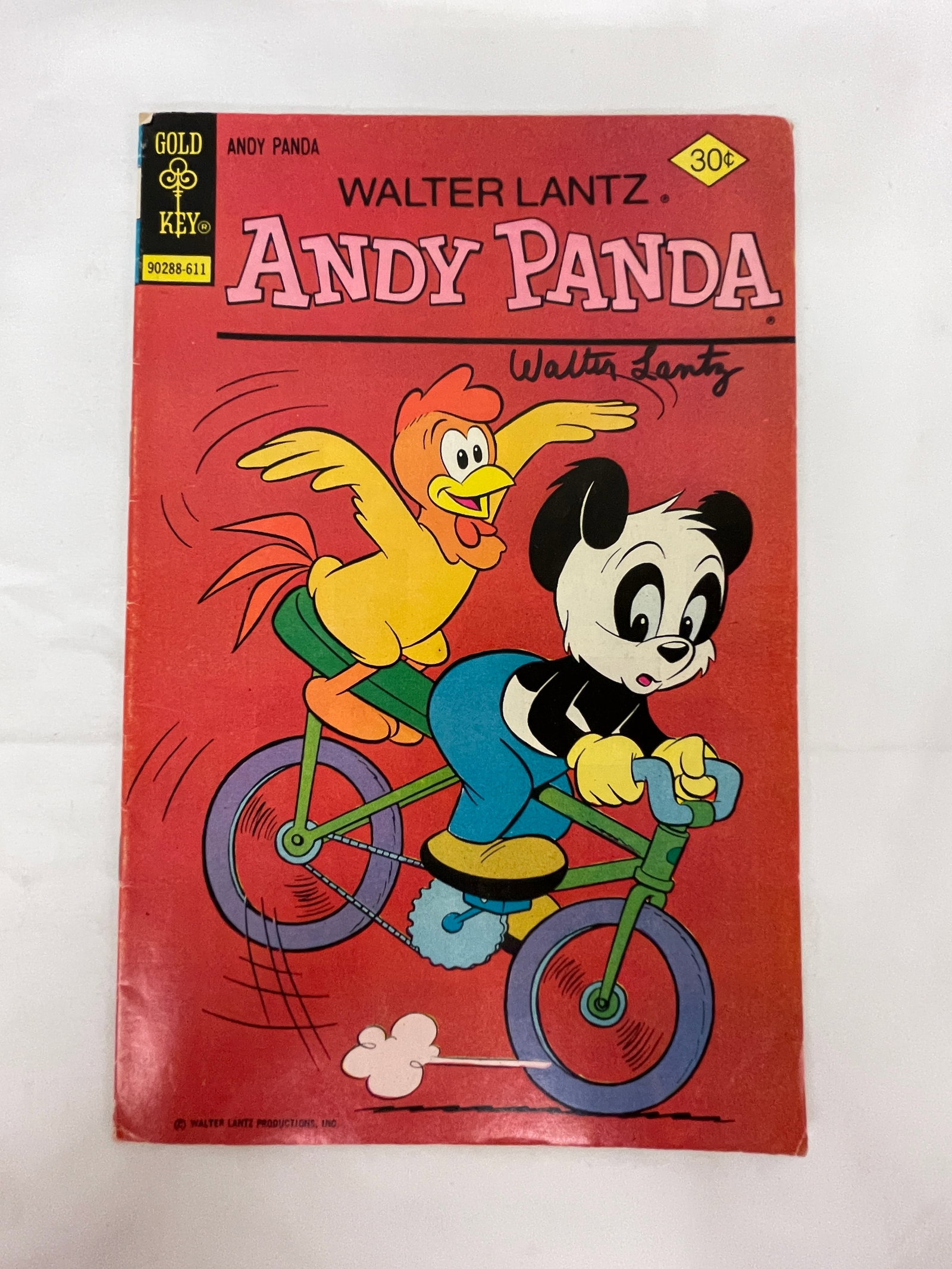 Walter Lantz Andy Panda Gold Key Comic #16 Nov 1976 Signed by Walter Lantz (1 of 4)