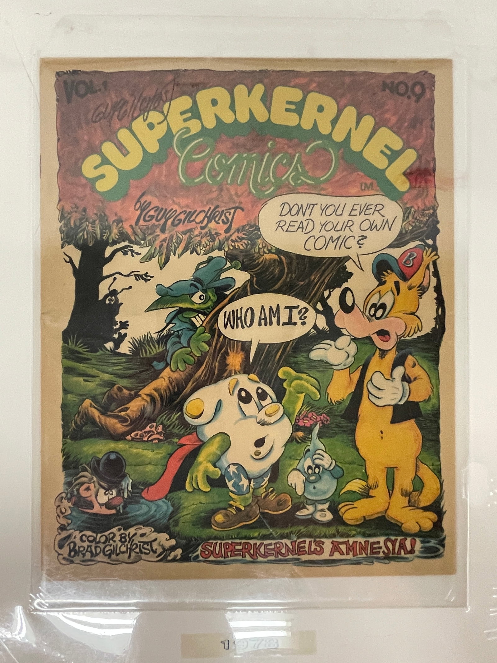 Superkernel Comics Vol.1 No.9 by Guy Gilchrist Signed Amnesia Issue (1 of 3)