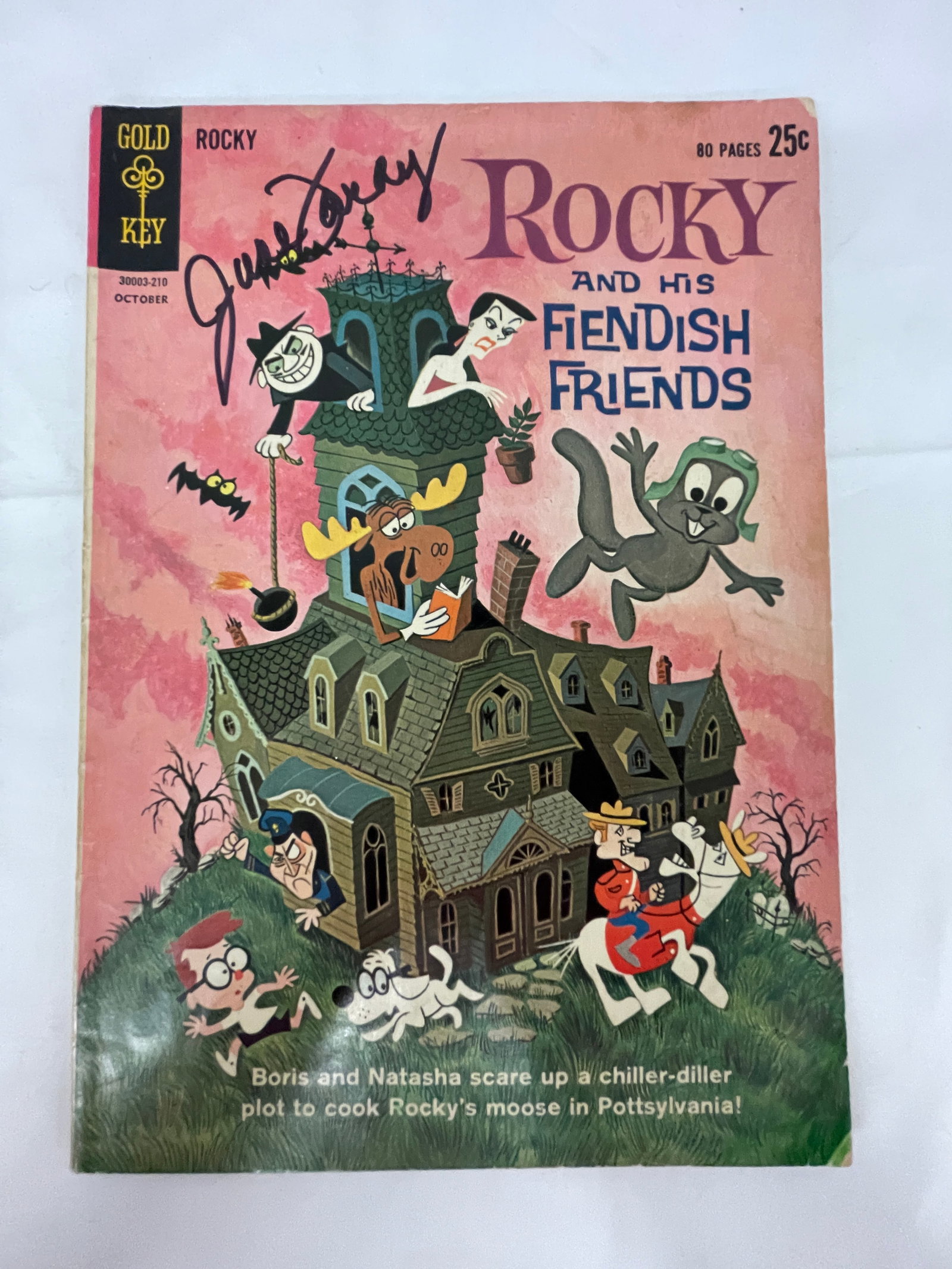 Rocky and His Fiendish Friends Gold Key Comics #1 Oct 1962 Signed: Rocky and His Fiendish Friends Gold Key Comics #1 Oct 1962 Signed