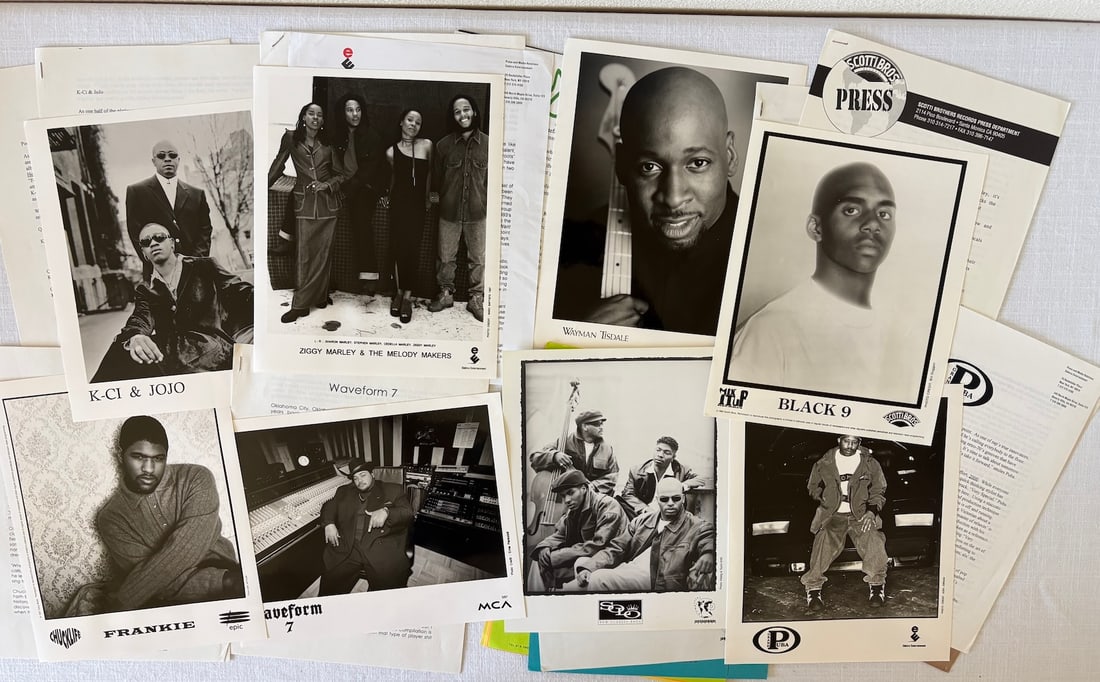 Vintage Hip-Hop/Rap and R&B Press Kits with Photos: Vintage Hip-Hop/Rap and R&B Press Kits with Photos