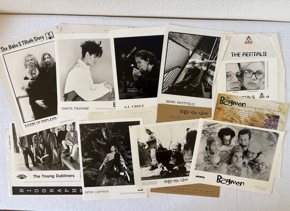 Vintage Hip-Hop/Rap and R&B Press Kits with Photos (1 of 5)