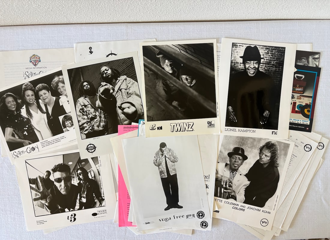 Vintage Hip-Hop/Rap and R&B Press Kits with Photos (1 of 5)