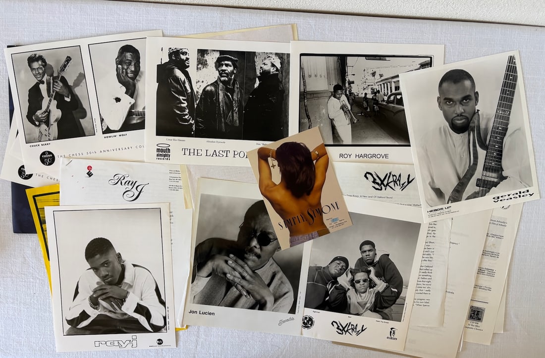 Vintage Hip-Hop/Rap and R&B Press Kits with Photos: Vintage Hip-Hop/Rap and R&B Press Kits with Photos