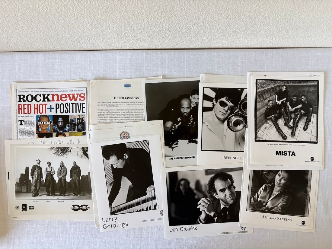 Vintage Hip-Hop/Rap and R&B Press Kits with Photos: Vintage Hip-Hop/Rap and R&B Press Kits with Photos