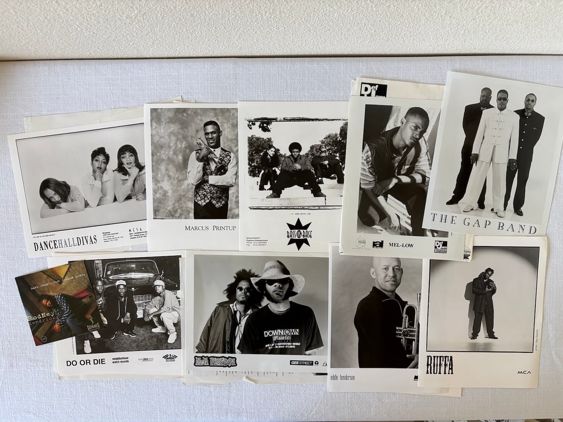 Vintage Hip-Hop/Rap and R&B Press Kits with Photos (1 of 5)
