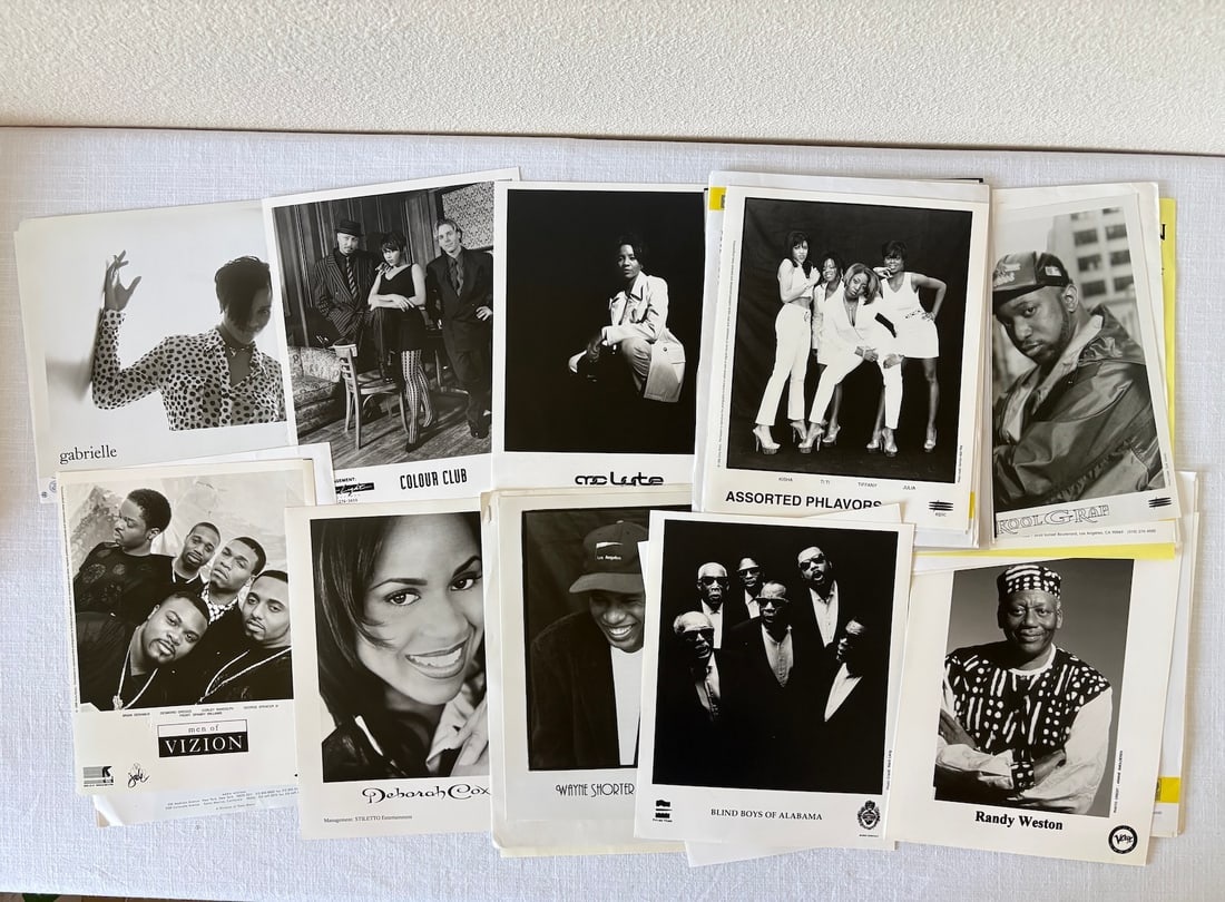 Vintage Hip-Hop/Rap and R&B Press Kits with Photos (1 of 5)