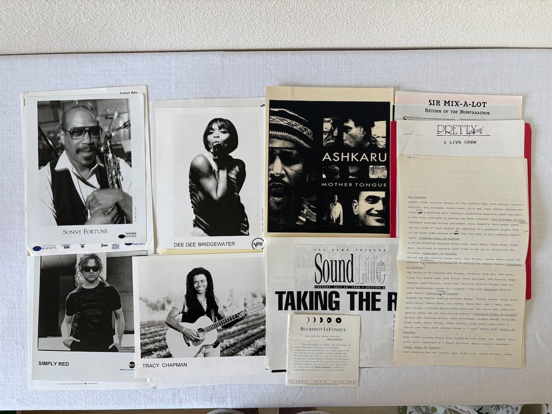 Vintage Hip-Hop/Rap and R&B Press Kits with Photos: Vintage Hip-Hop/Rap and R&B Press Kits with Photos