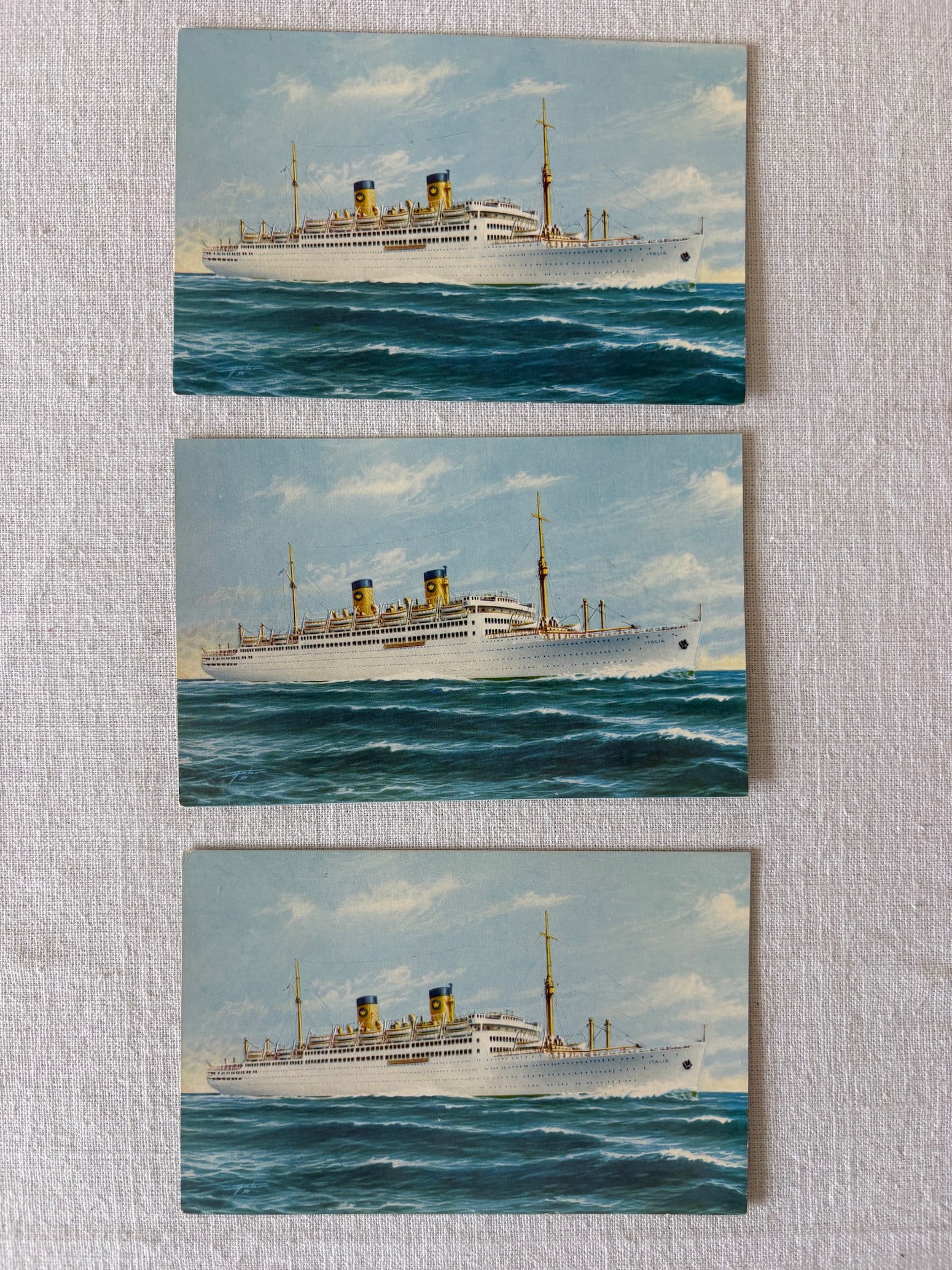 Vintage and Antique Maritime Cruise Line Ephemera Collection Lot (1 of 4)