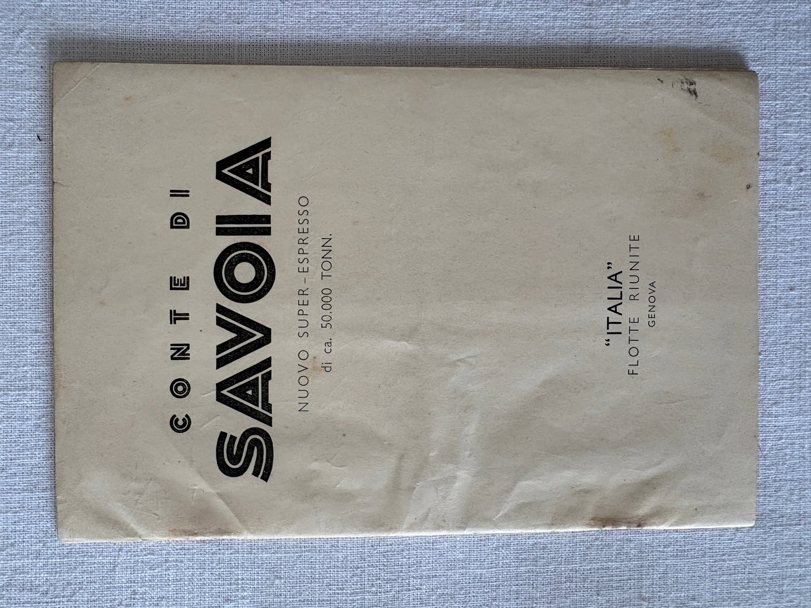 Vintage and Antique Maritime Cruise Line Ephemera Collection Lot (1 of 4)