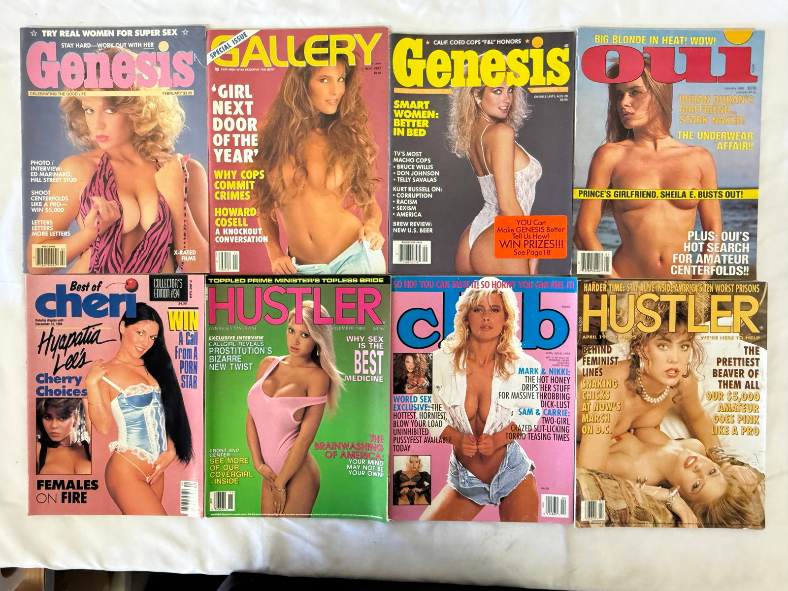Vintage Adult Magazine Collection Lot: Vintage Adult Magazine Collection Lot