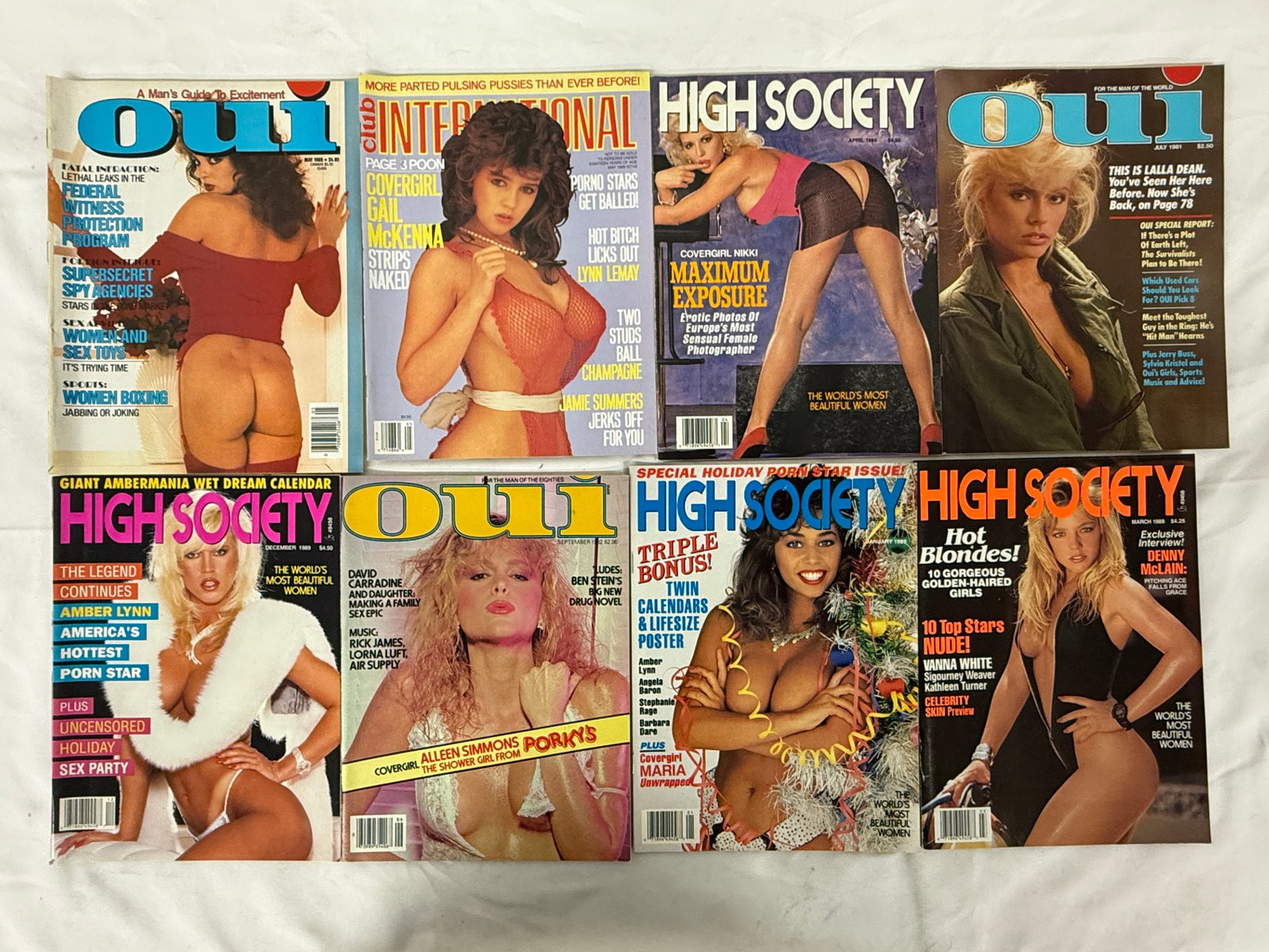 Vintage Adult Magazine Collection Lot: Vintage Adult Magazine Collection Lot
