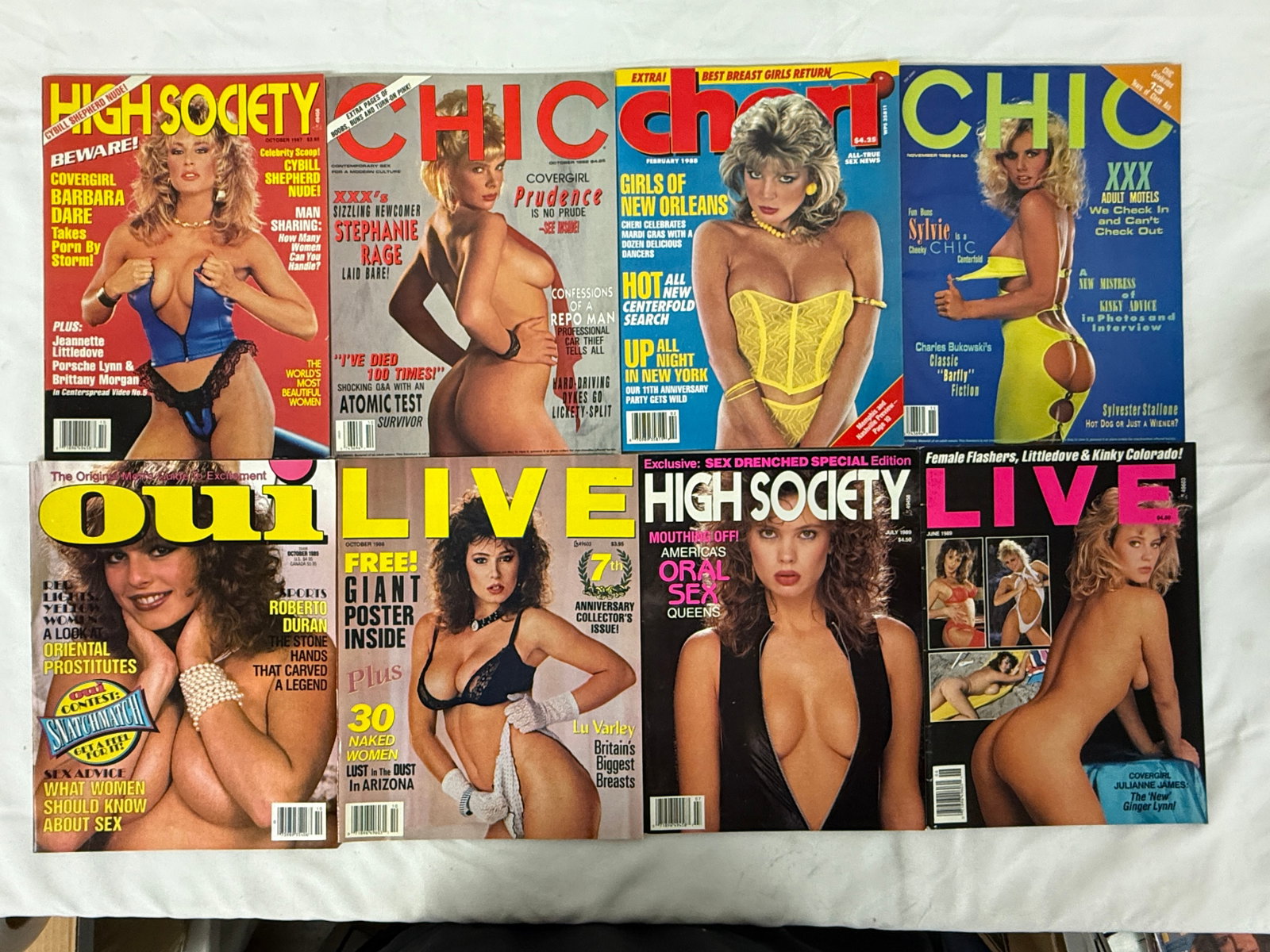 Vintage Adult Magazine Collection Lot: Vintage Adult Magazine Collection Lot
