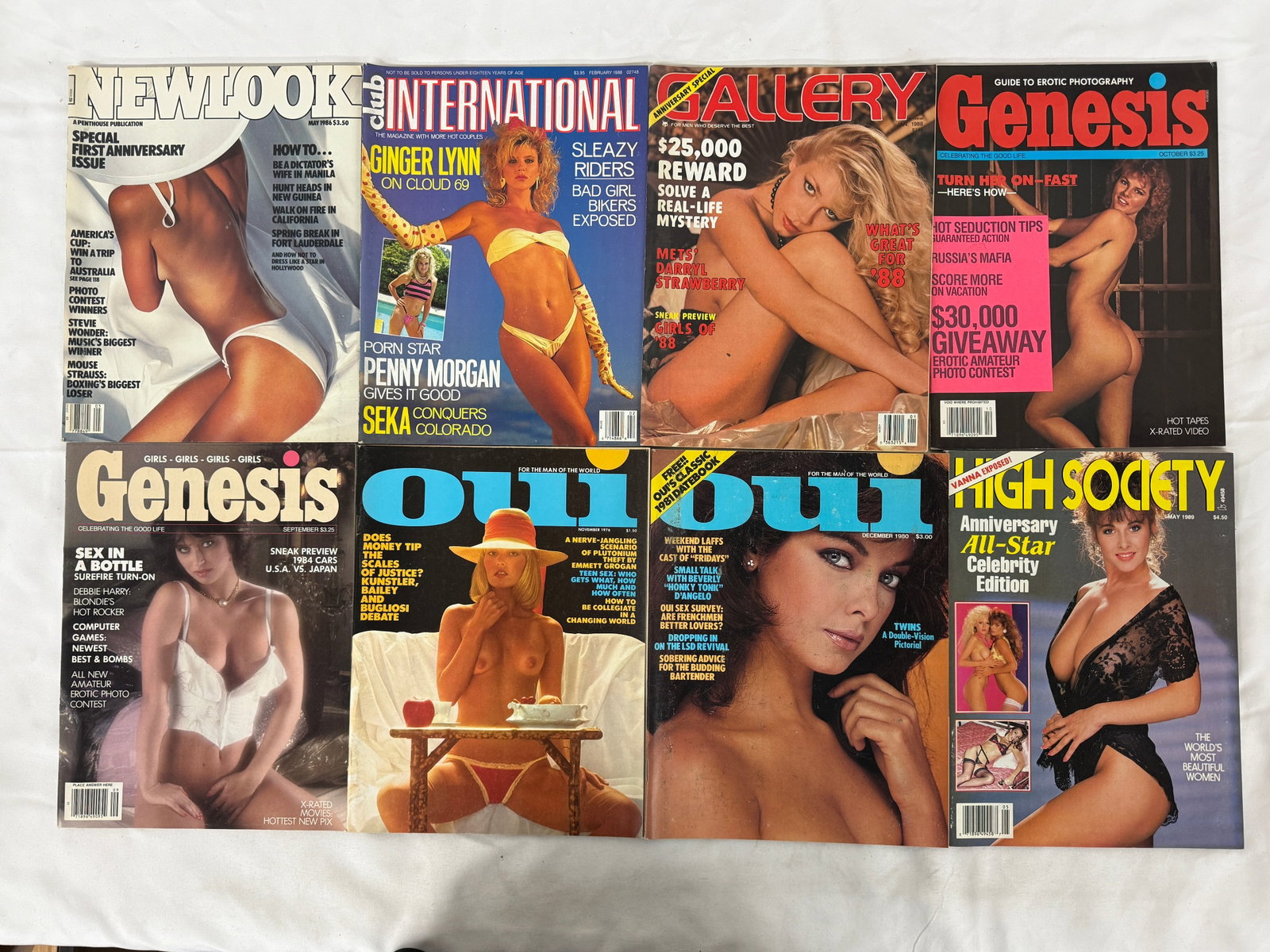 Vintage Adult Magazine Collection Lot: Vintage Adult Magazine Collection Lot