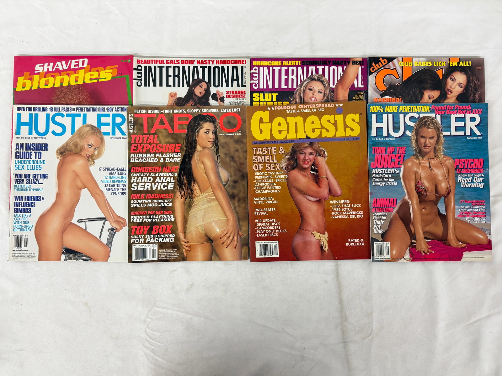 Vintage Adult Magazine Collection Lot: Vintage Adult Magazine Collection Lot