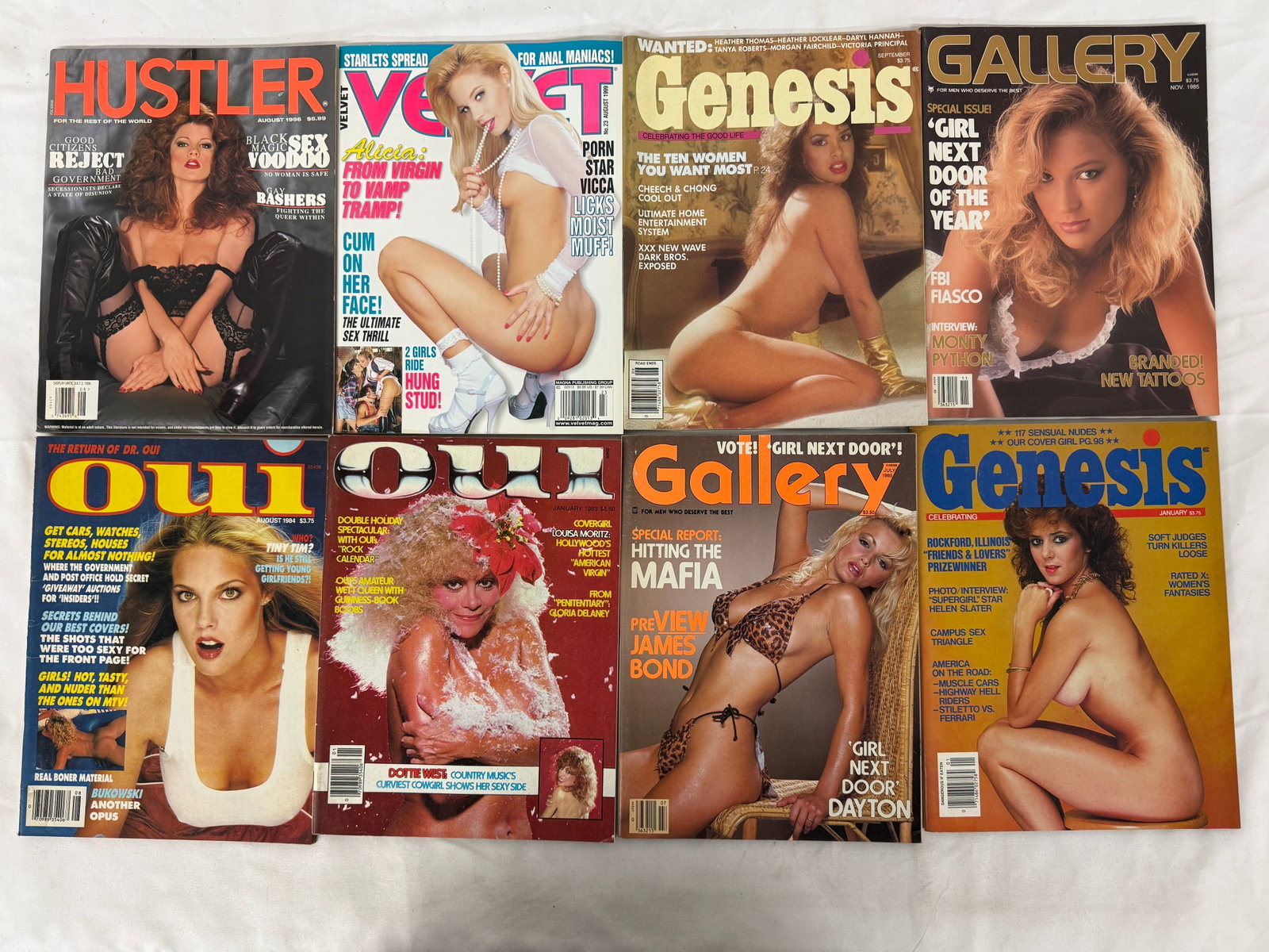 Vintage Adult Magazine Collection Lot: Vintage Adult Magazine Collection Lot