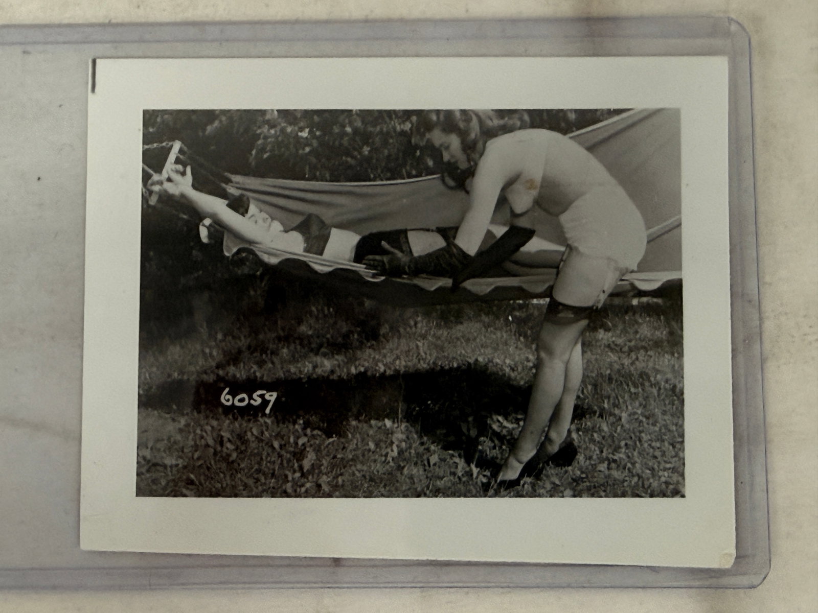 Vintage 1950s Original Irving Klaw Bettie Page 3x5 Erotic Photograph (1 of 2)