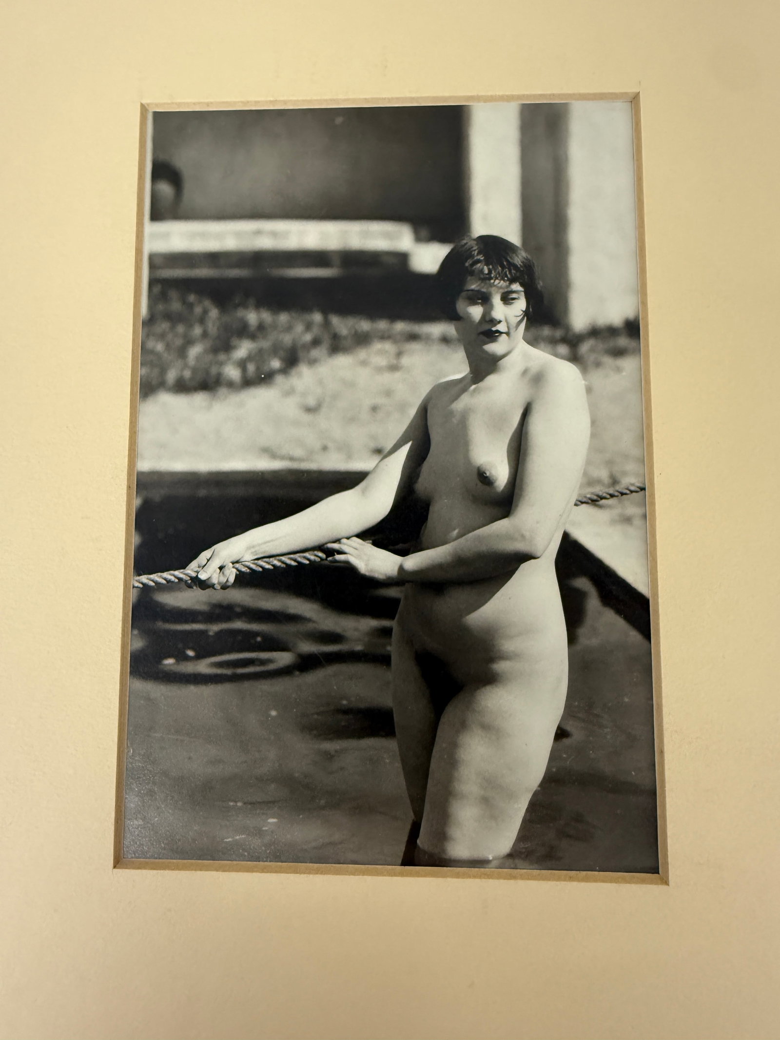 Antique French Female Model Original 1920s Risque Photograph (1 of 5)