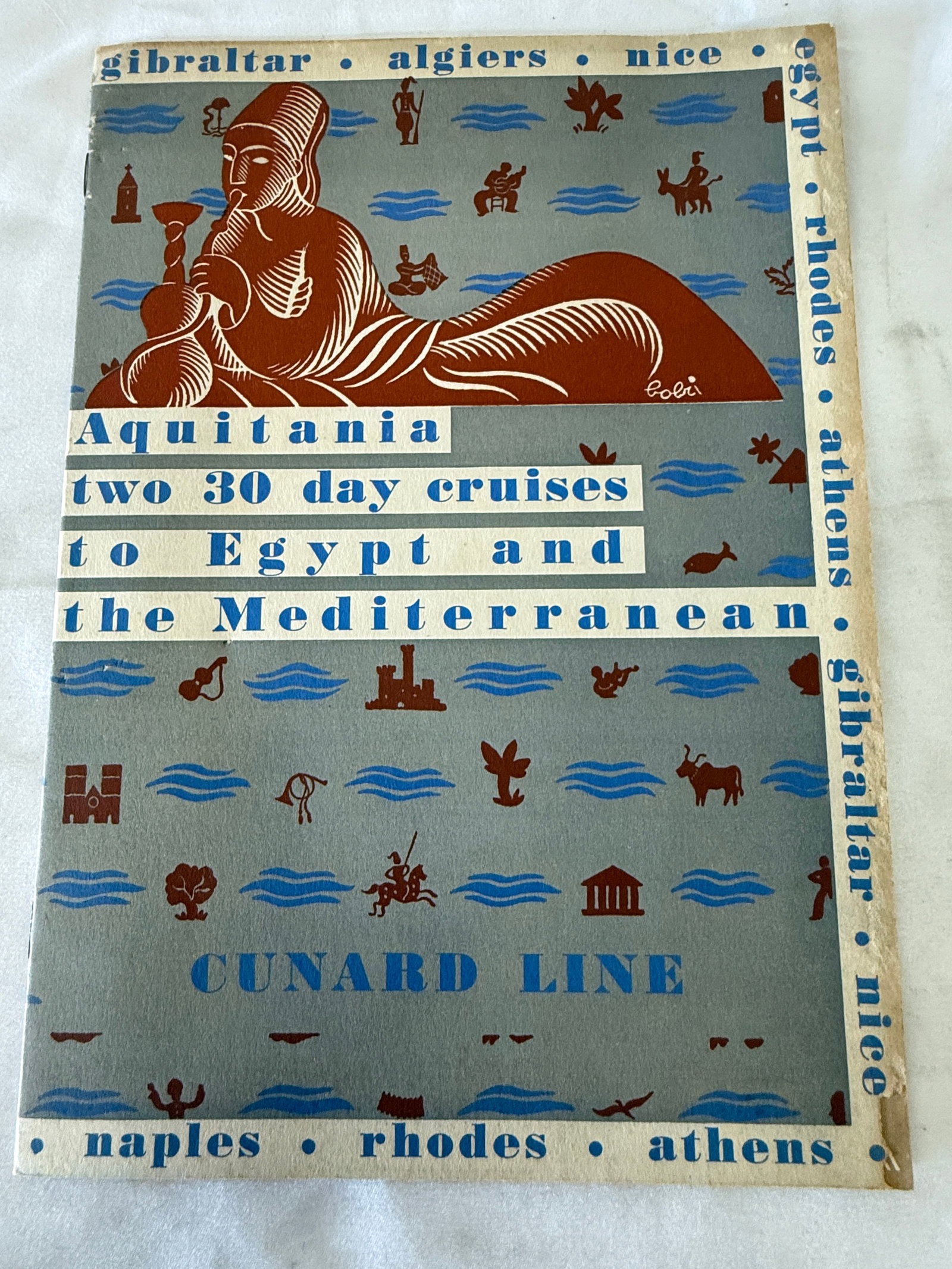 Vintage Maritime Cruise Line Ship Ephemera Collection Lot (1 of 6)