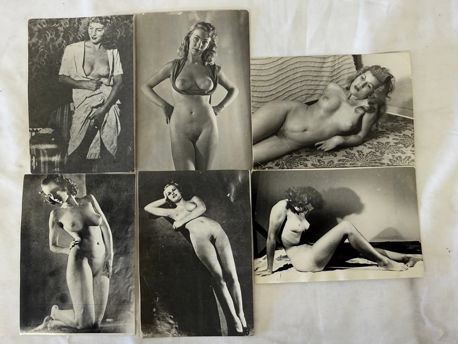 Vintage B&W Erotic Photograph & Real Photo Postcard Collection Lot (1 of 2)