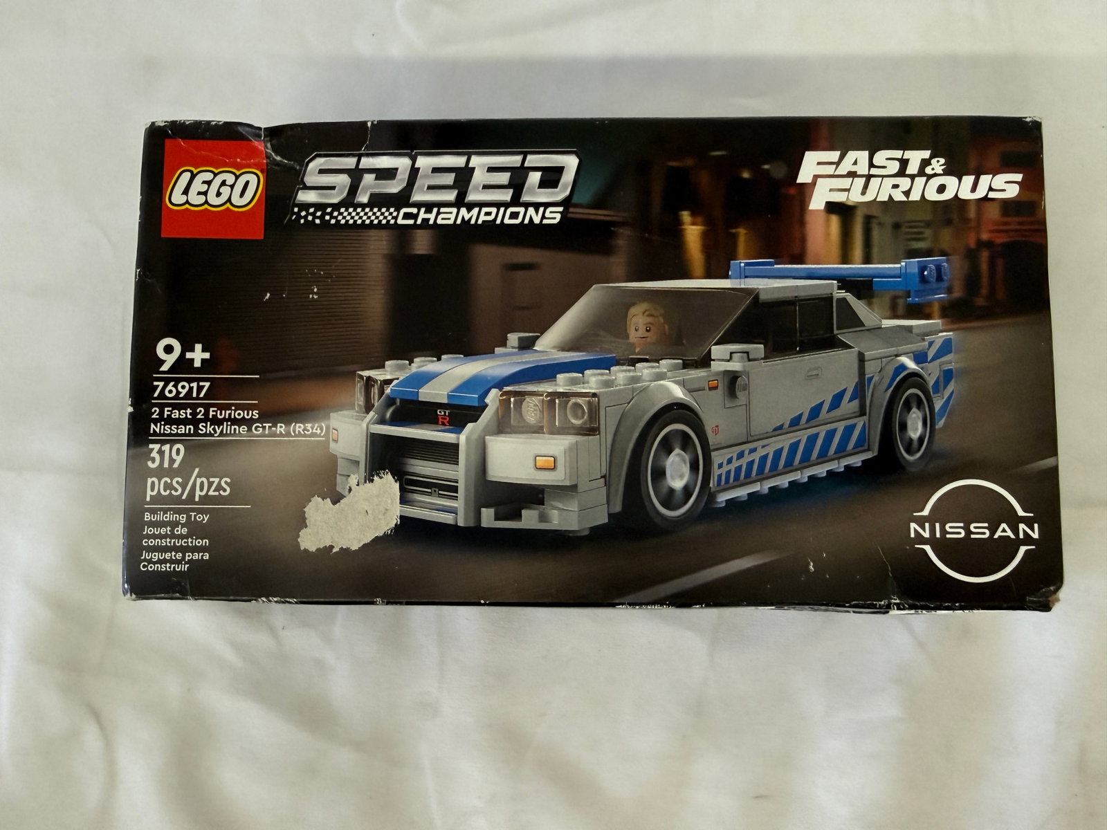 LEGO Speed Champions 76917 2 Fast 2 Furious Nissan Skyline GT-R R34 319pcs (1 of 4)