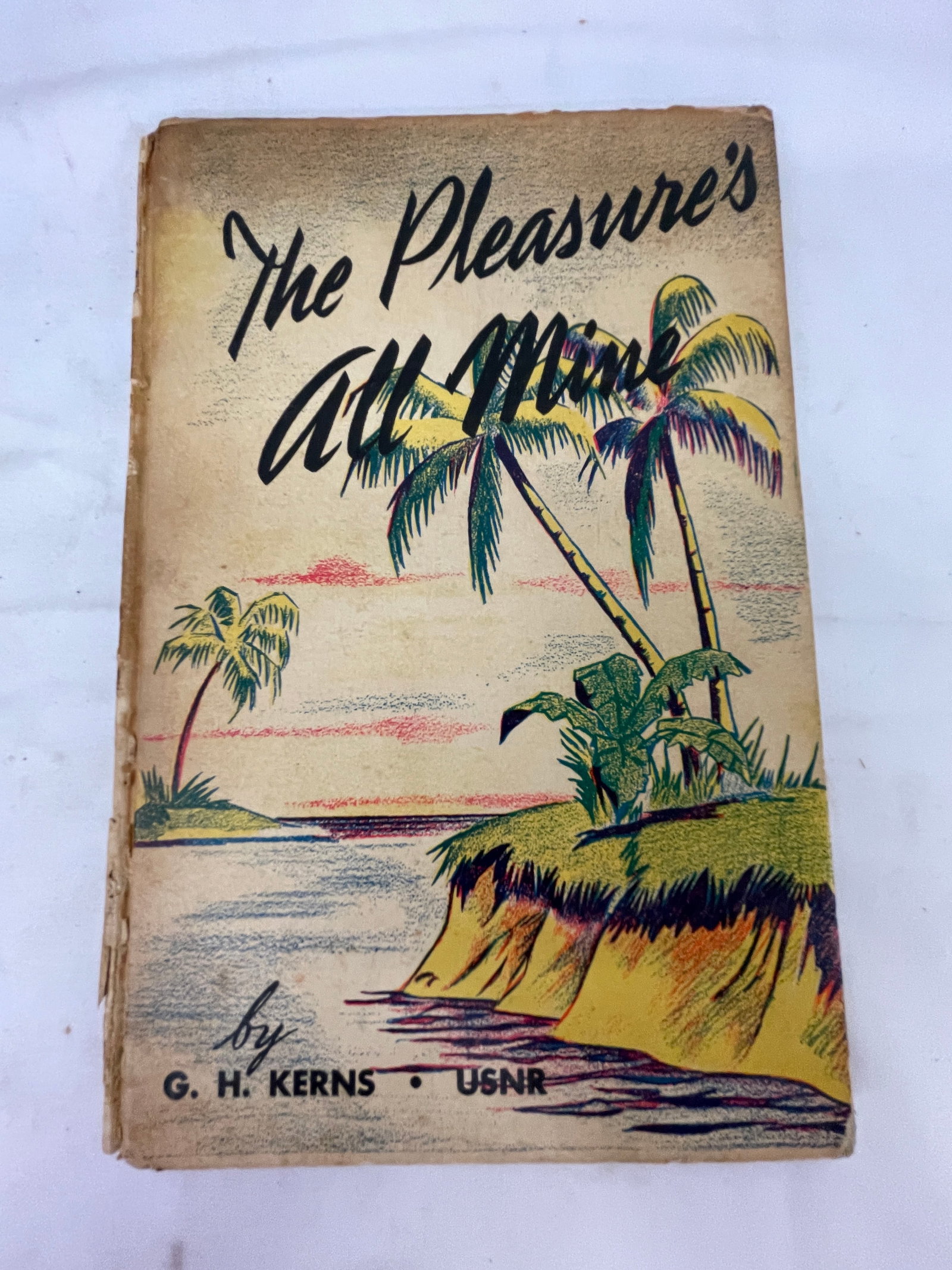 The Pleasure's All Mine by G.H. Kerns USNR 1945 Signed First Edition WWII (1 of 4)