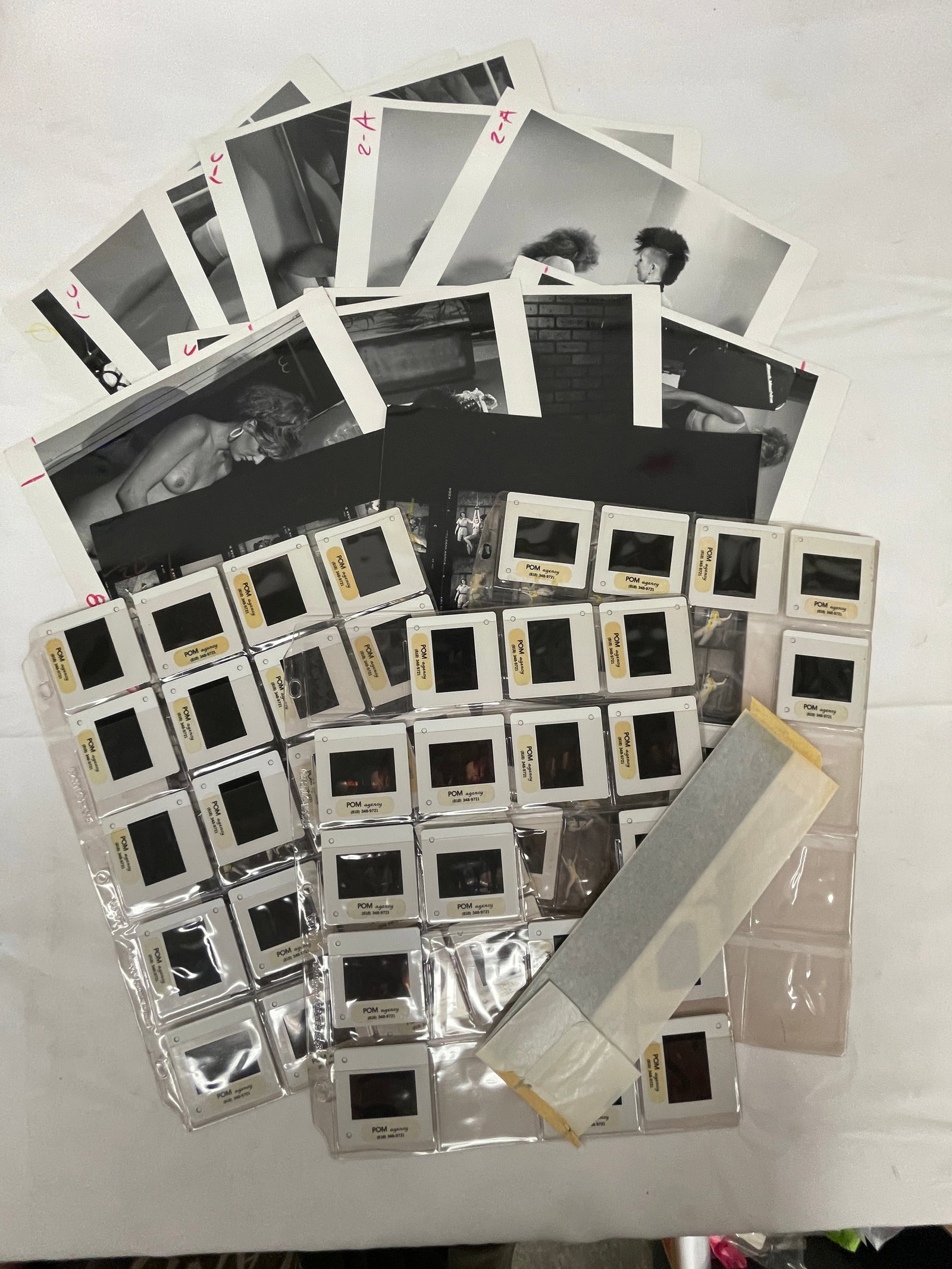 Vintage Adult Risque Black & White Erotic Photographs, Negatives and Slide Collection Lot (1 of 2)