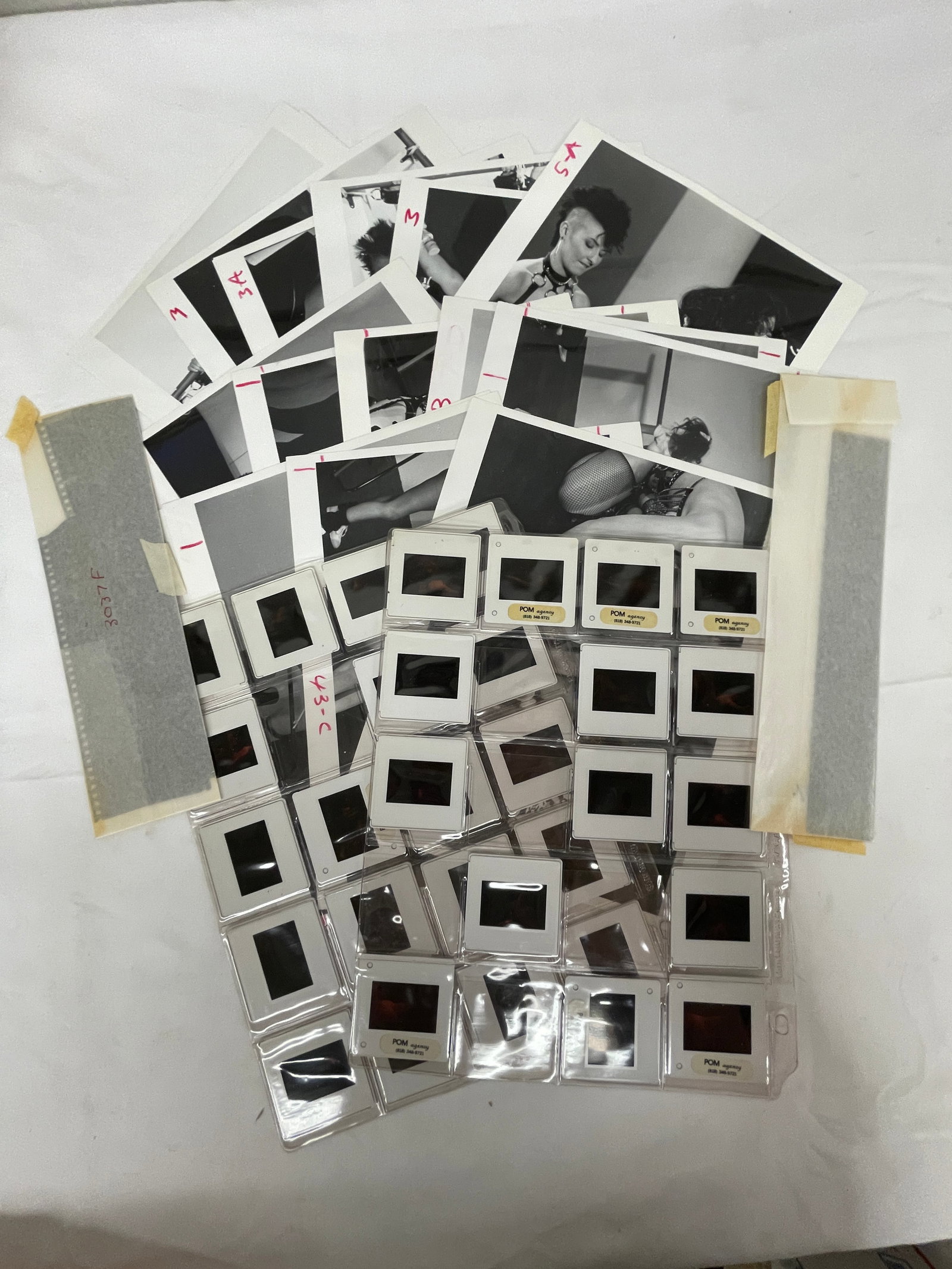 Vintage Adult Risque Black & White Erotic Photographs, Negatives and Slide Collection Lot: Vintage Adult Risque Black & White Erotic Photographs, Negatives and Slide Collection Lot