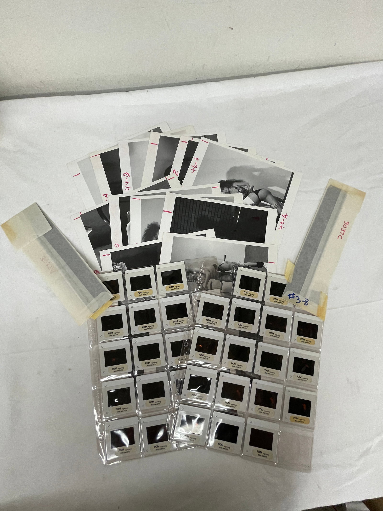 Vintage Adult Risque Black & White Erotic Photographs, Negatives and Slide Collection Lot (1 of 2)