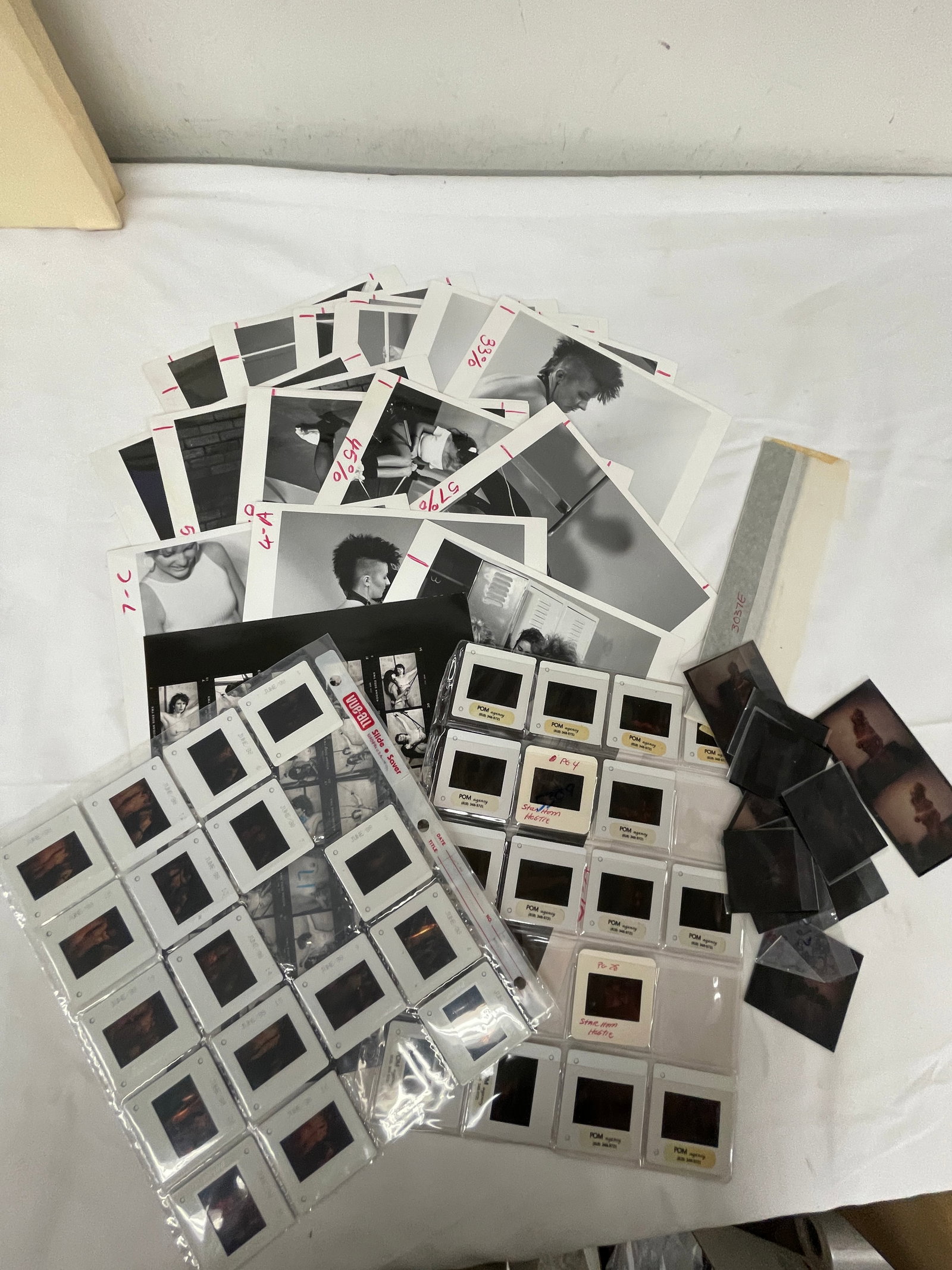 Vintage Adult Risque Black & White Erotic Photographs, Negatives and Slide Collection Lot (1 of 2)