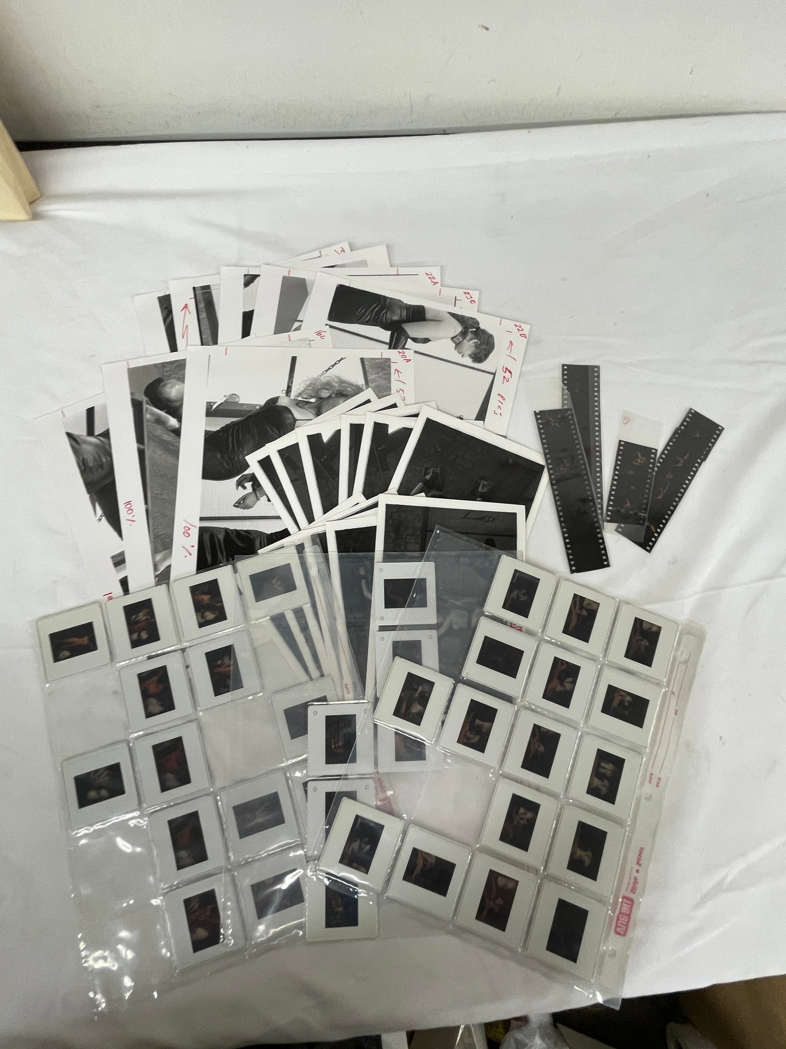 Vintage Adult Risque Black & White Erotic Photographs, Negatives and Slide Collection Lot (1 of 2)