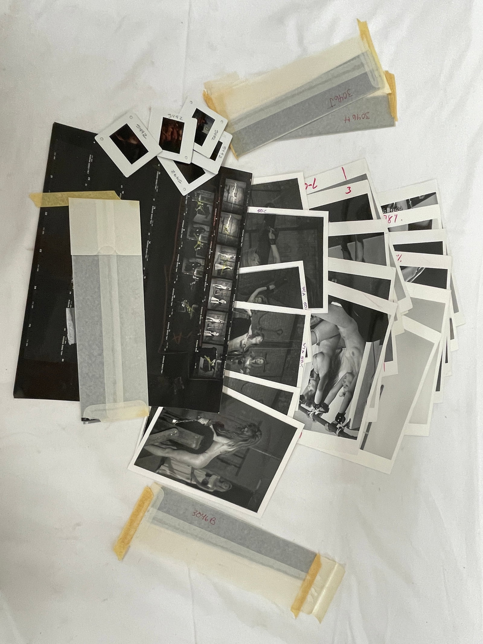 Vintage Adult Risque Black & White Erotic Photographs, Negatives and Slide Collection Lot (1 of 2)