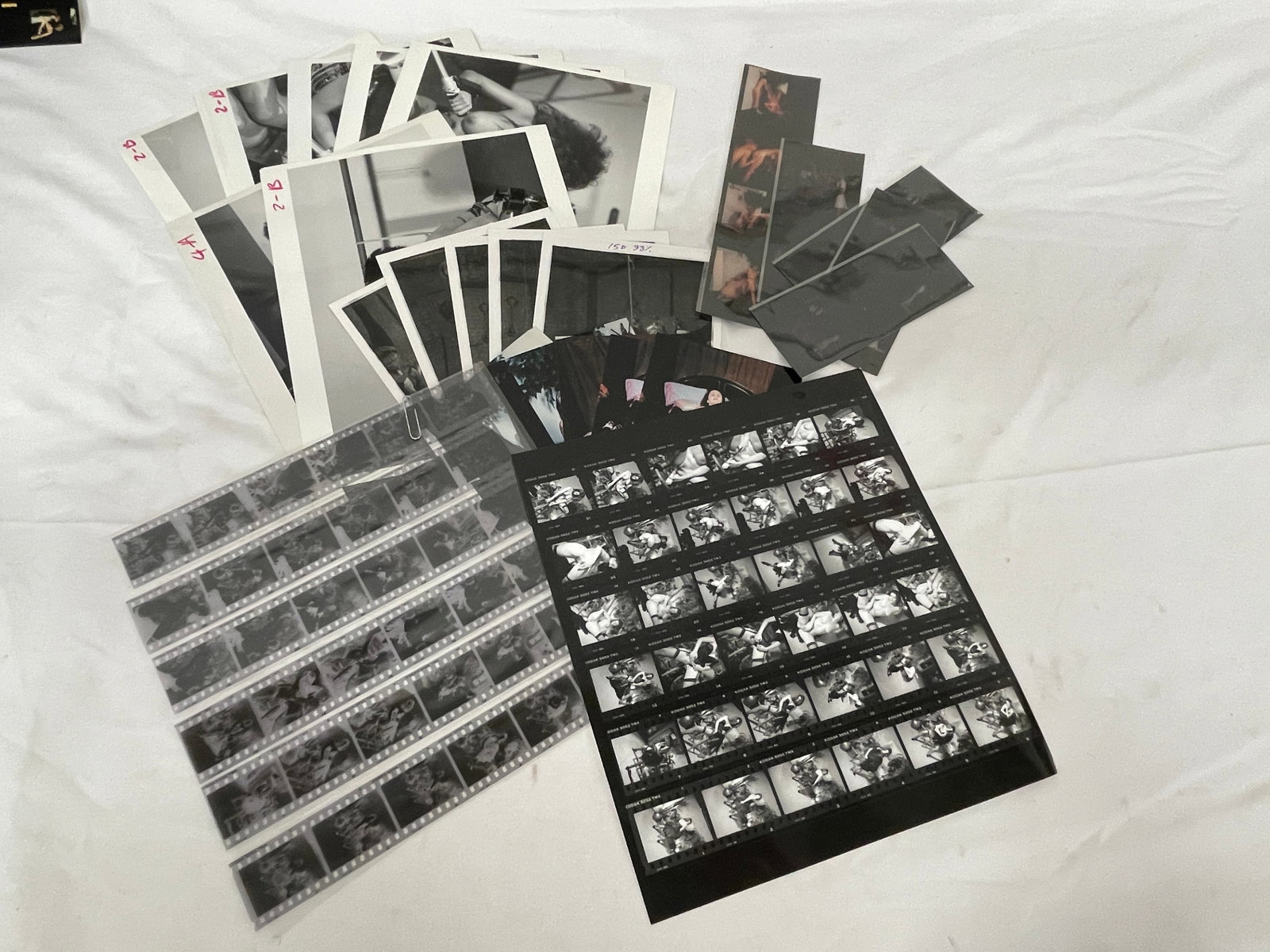 Vintage Adult Risque Black & White Erotic Photographs, Negatives and Slide Collection Lot (1 of 2)