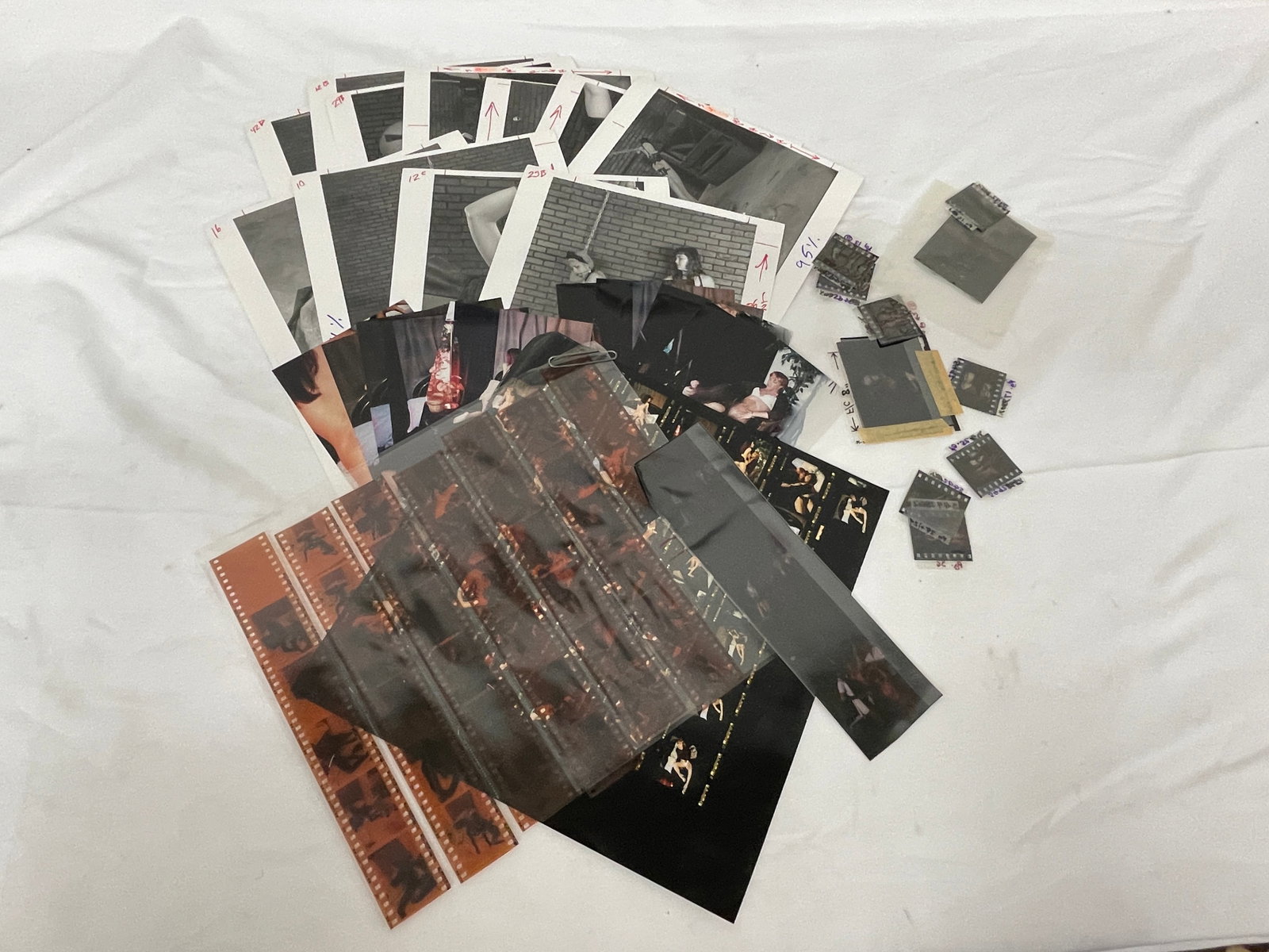 Vintage Adult Risque Black & White Erotic Photographs, Negatives and Slide Collection Lot (1 of 2)