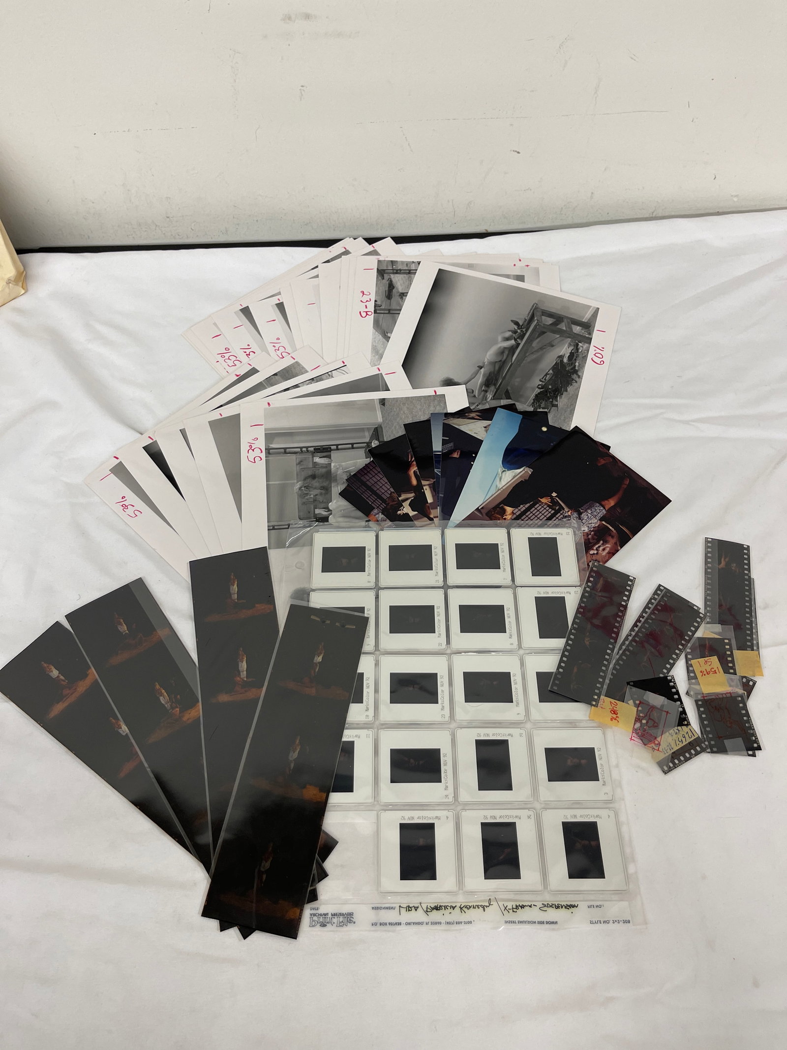 Vintage Adult Risque Black & White Erotic Photographs, Negatives and Slide Collection Lot (1 of 2)