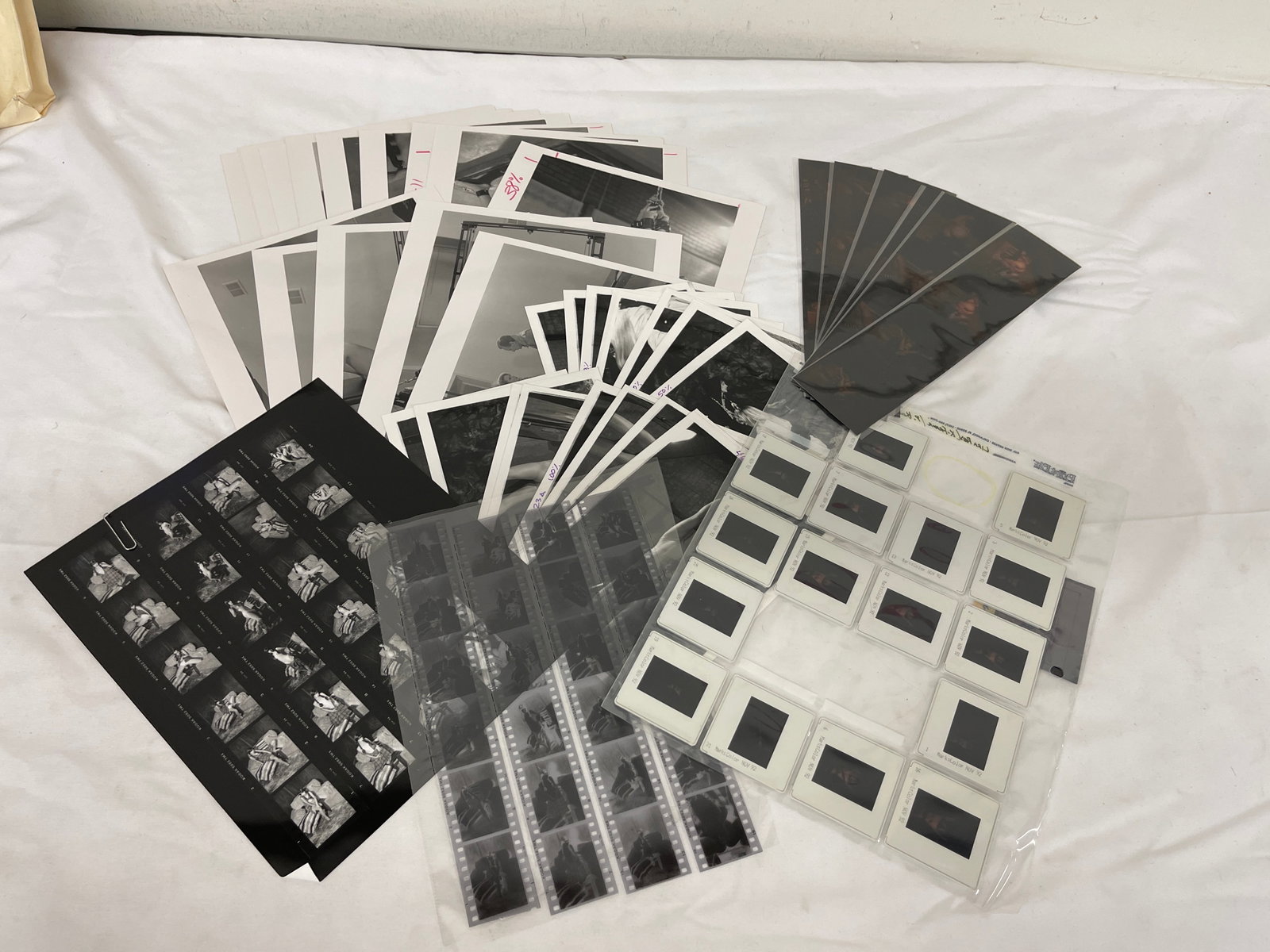 Vintage Adult Risque Black & White Erotic Photographs, Negatives and Slide Collection Lot (1 of 2)