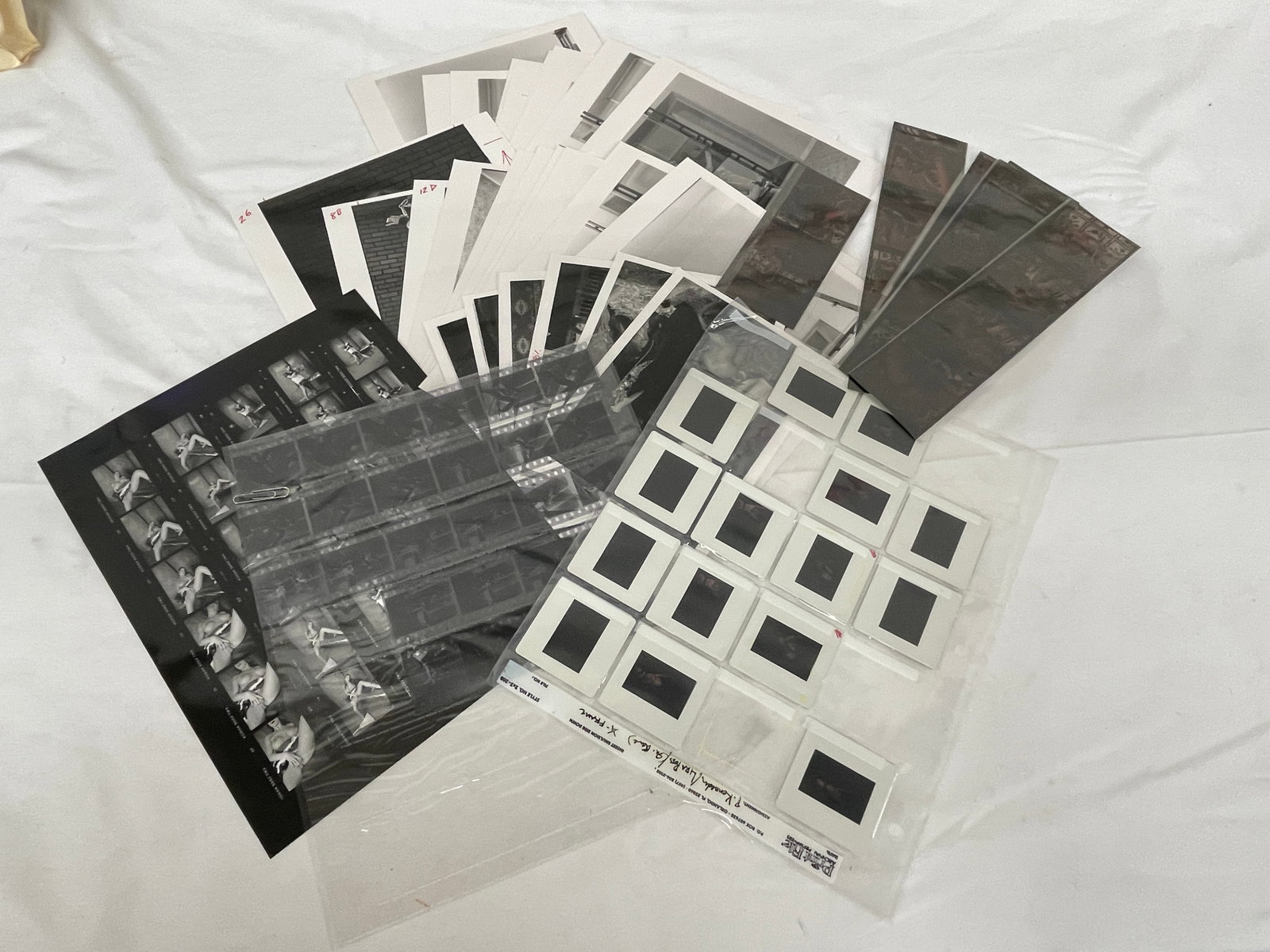 Vintage Adult Risque Black & White Erotic Photographs, Negatives and Slide Collection Lot: Vintage Adult Risque Black & White Erotic Photographs, Negatives and Slide Collection Lot