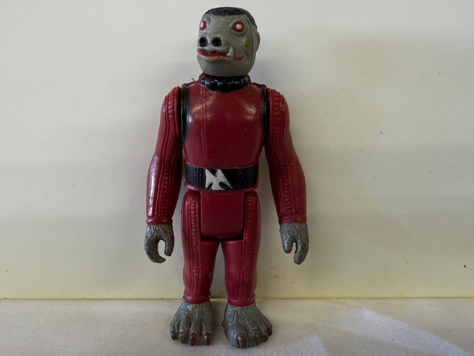 Snaggletooth Star Wars Kenner Vintage Action Figure 1978 Hong Kong Red (1 of 3)