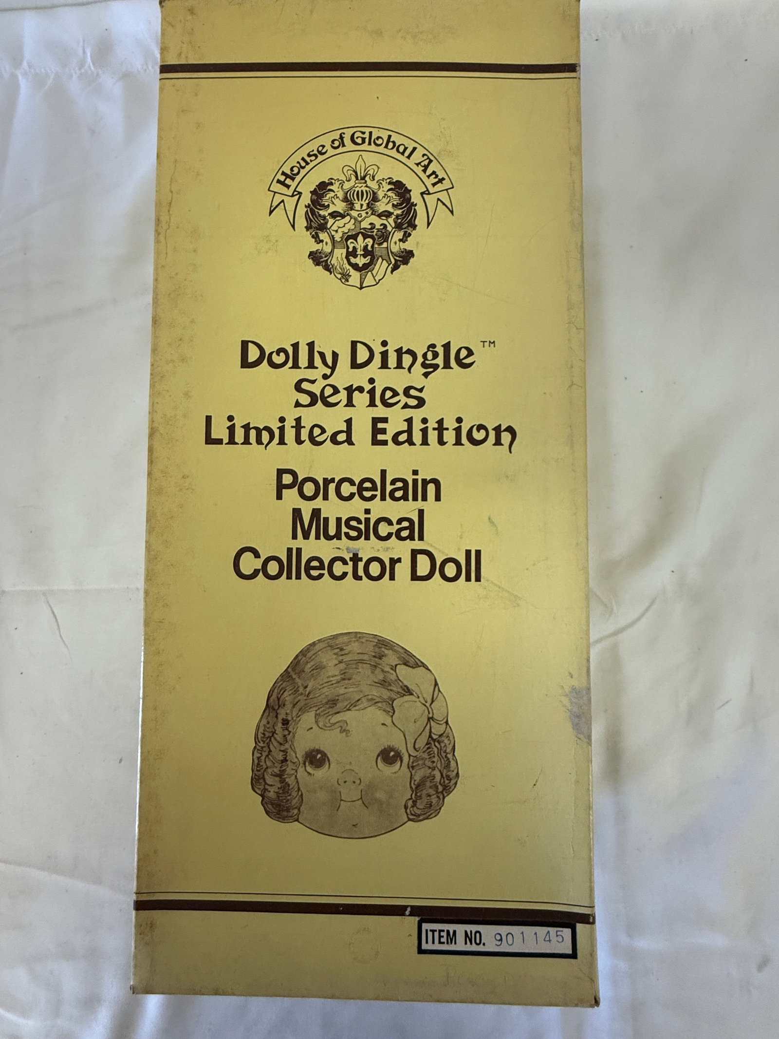 Dolly Dingle Series Limited Edition Porcelain Musical Collector Doll House of Global Art (1 of 4)