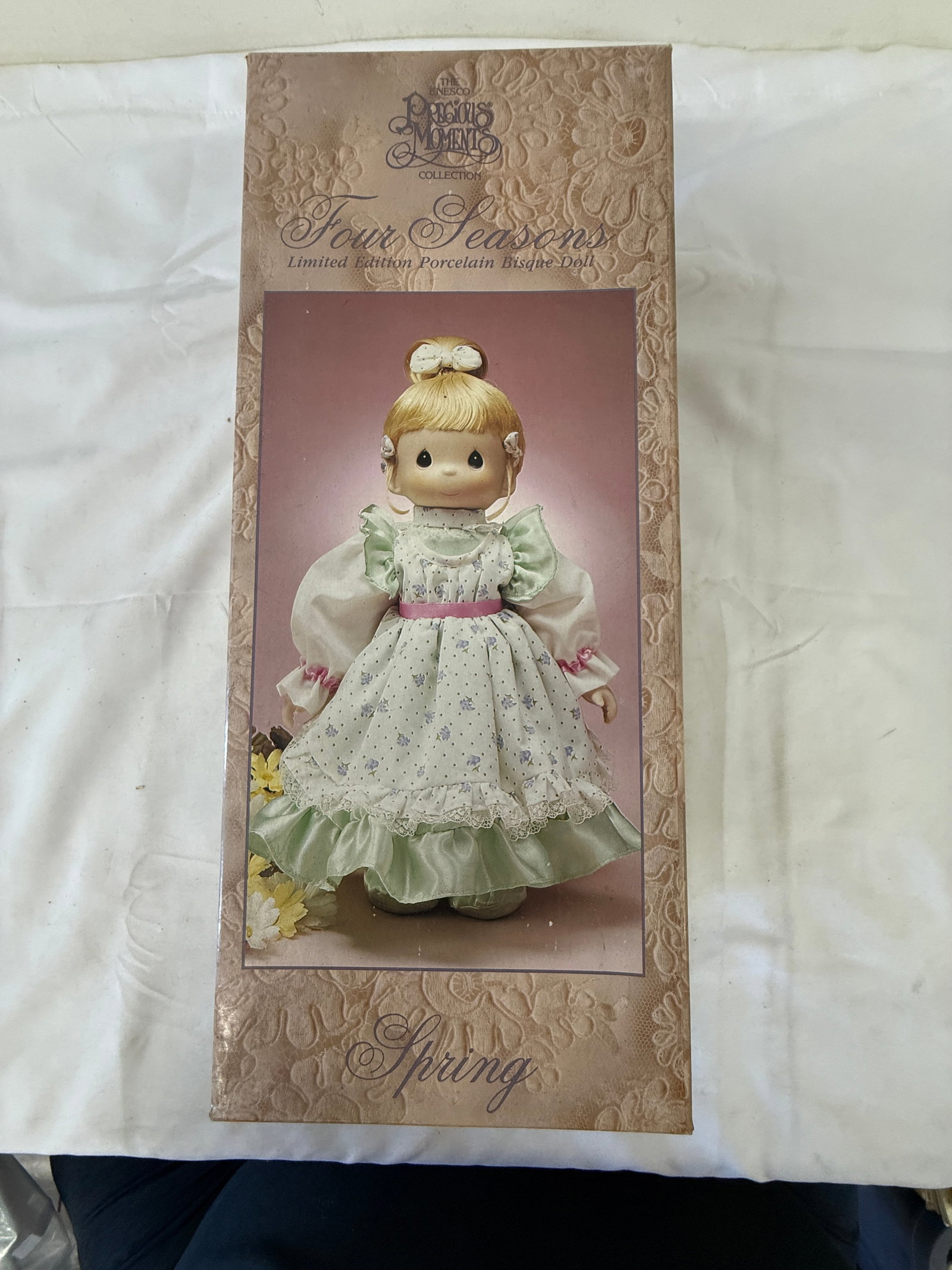 Precious Moments Four Seasons 'Voice of Spring' Limited Edition Porcelain Bisque Doll (1 of 3)