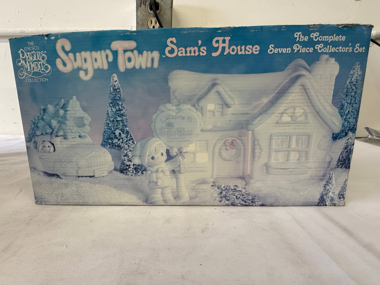 Precious Moments Sugar Town Sam's House 7-Piece Collector Set Enesco 1992 (1 of 5)