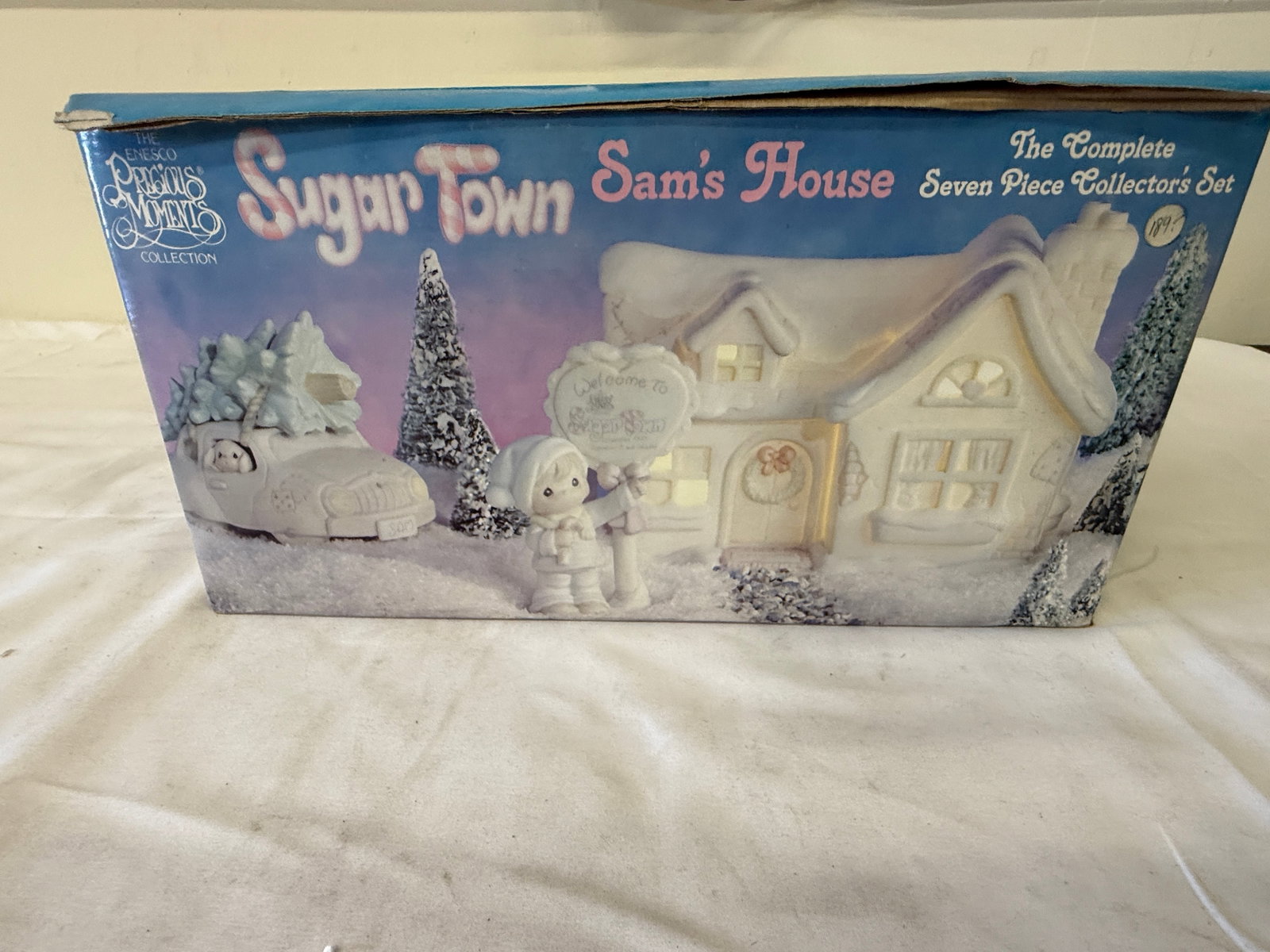 Precious Moments Sugar Town Sam's House 7-Piece Collector Set Enesco 1992 (1 of 5)