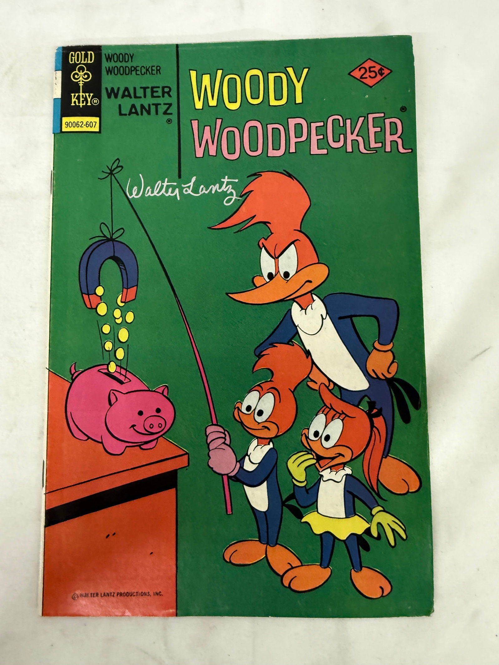 Woody Woodpecker Walter Lantz Gold Key Comic Book Signed Autograph (1 of 3)