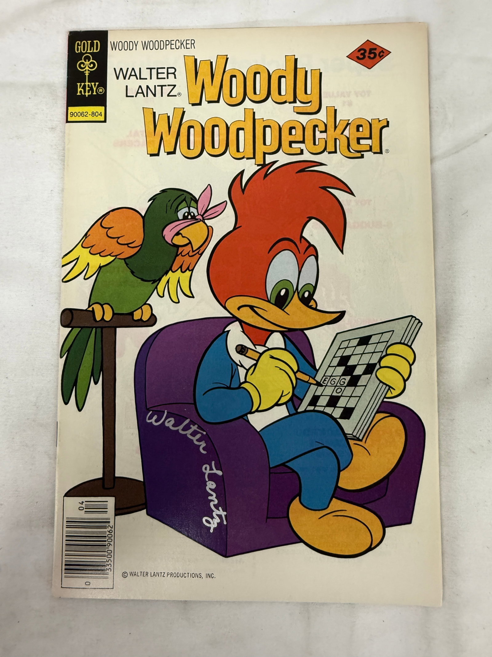 Walter Lantz Woody Woodpecker Gold Key Comic Book Signed by Walter Lantz (1 of 3)